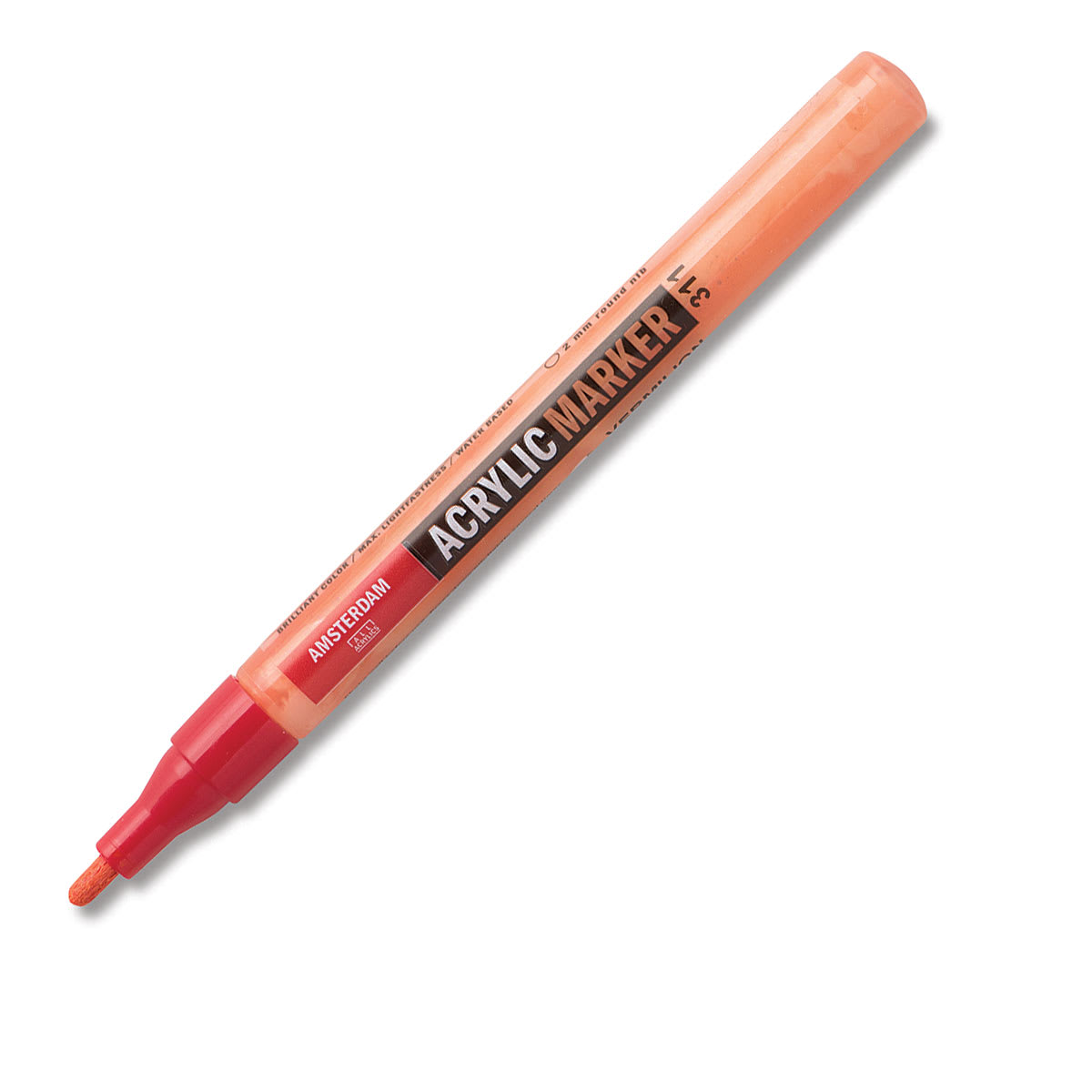 Amsterdam Acrylic Marker - Vermilion, 2 mm