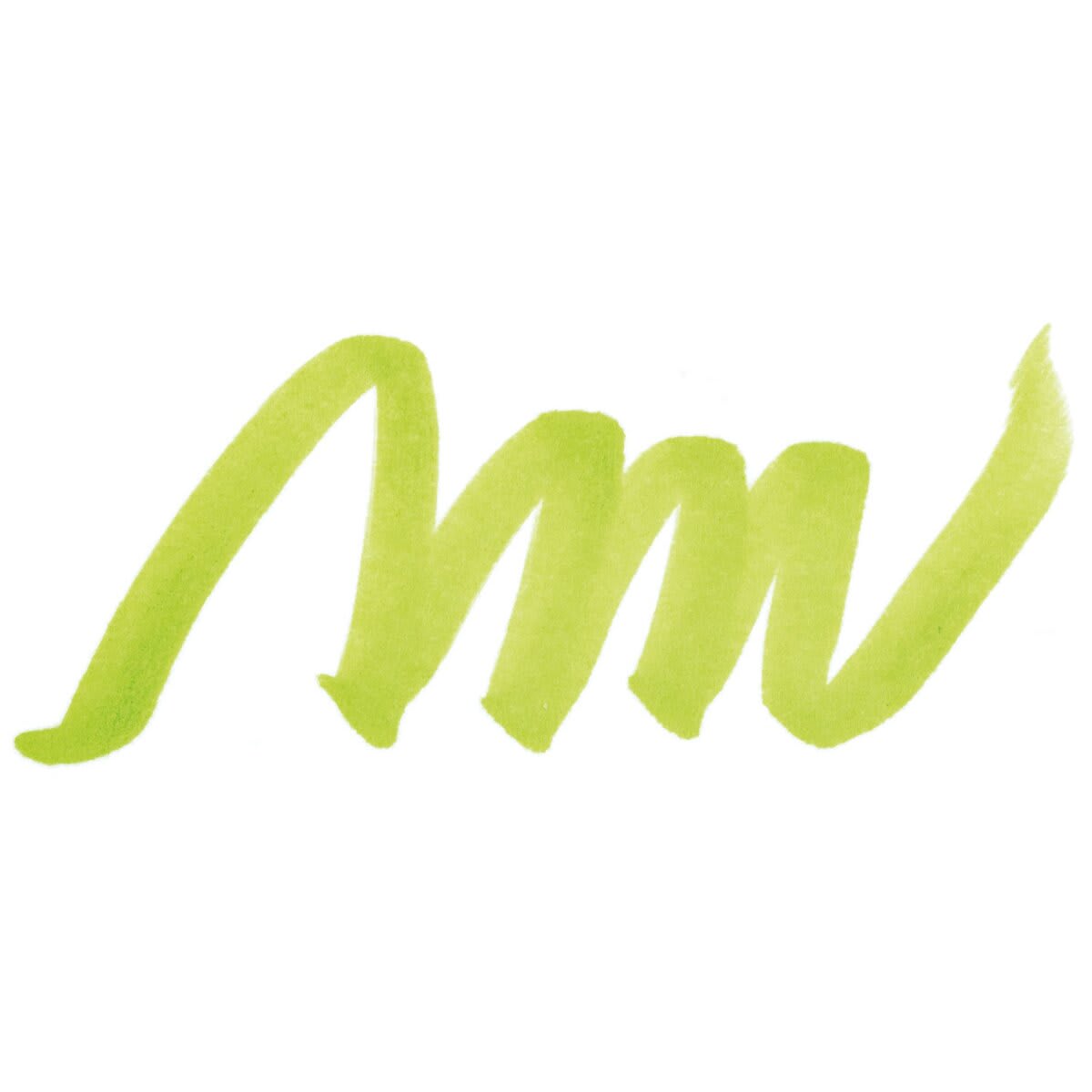 Winsor & Newton Promarker Brush Marker - Lime Green swatch