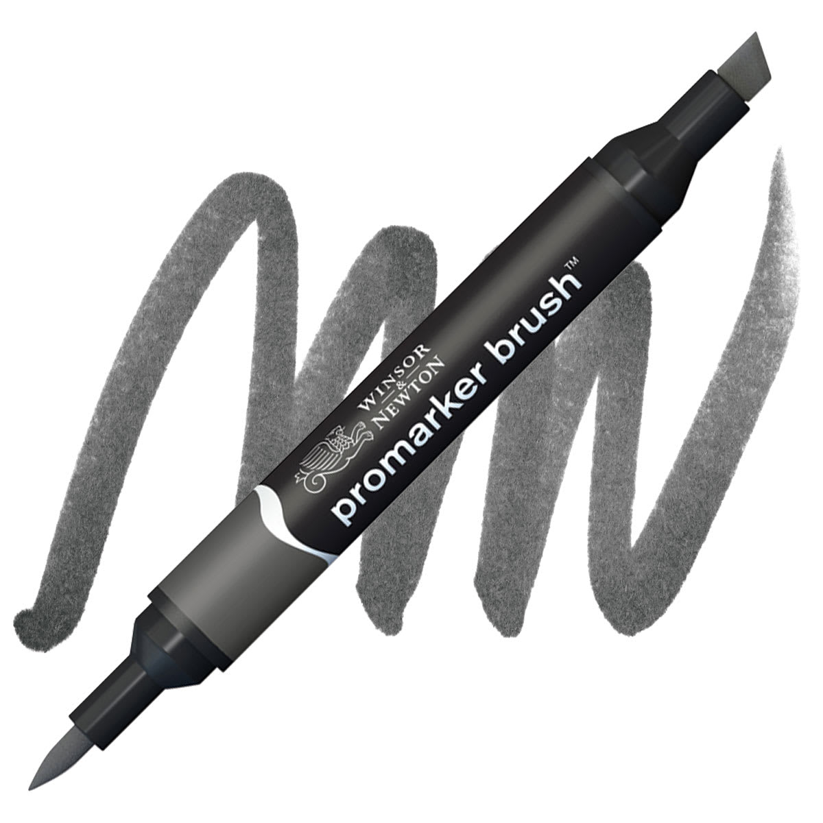 Winsor & Newton Promarker Brush Marker - Cool Grey 5 marker and swatch