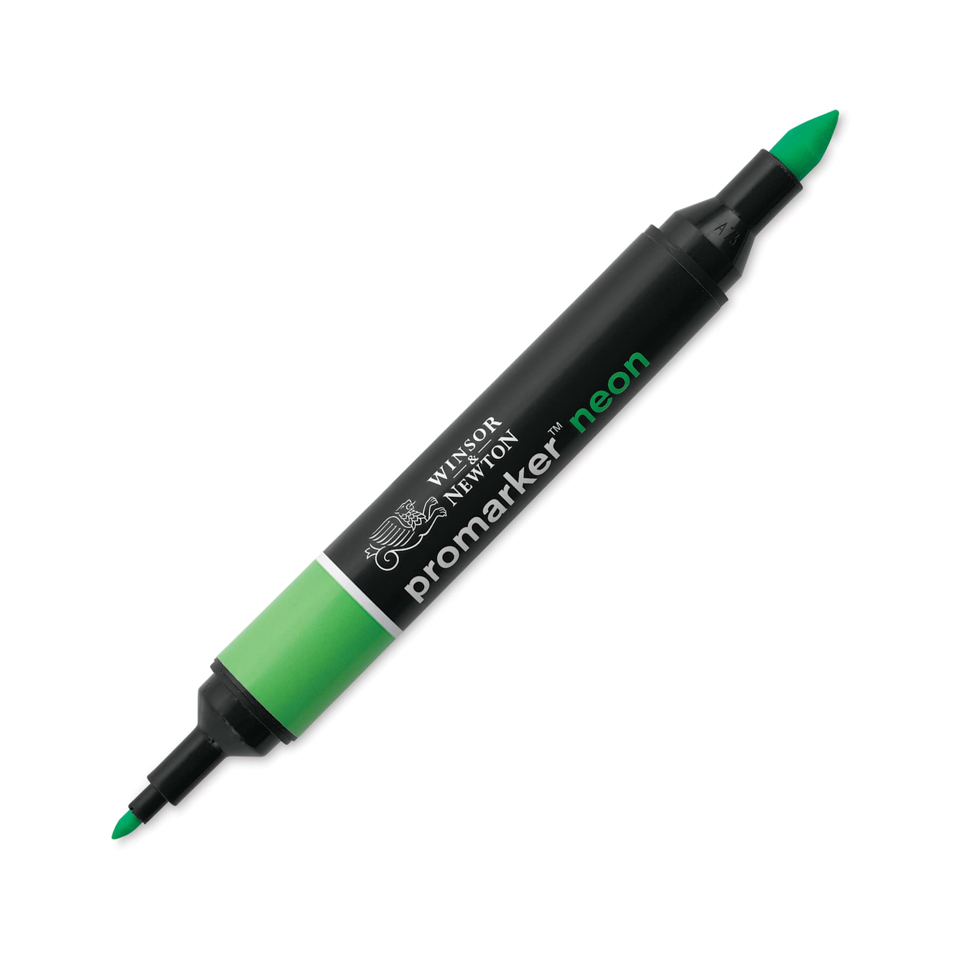 Winsor & Newton Neon ProMarker - Glowing Green, caps off