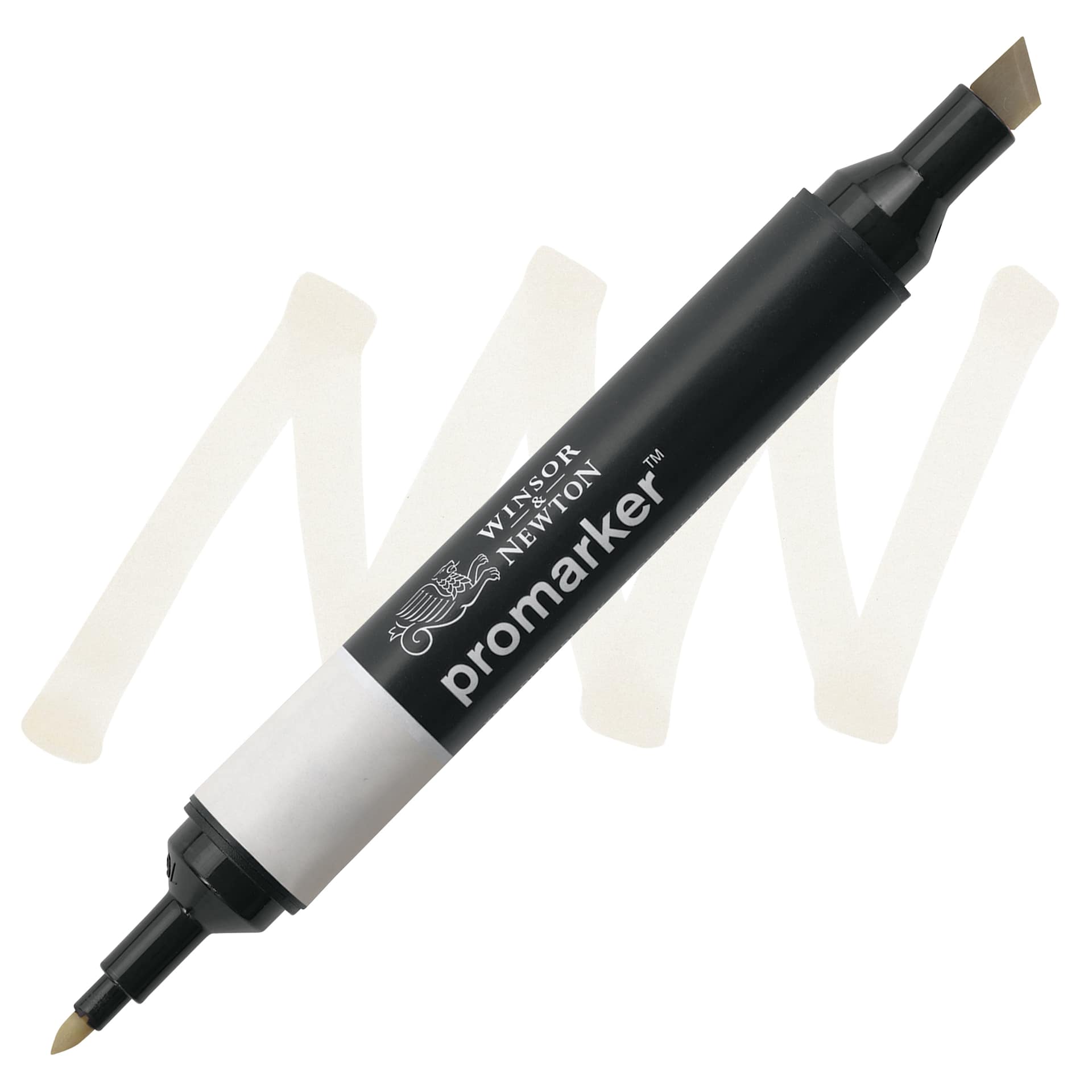 Winsor & Newton Promarker - Warm Grey 00, marker with swatch