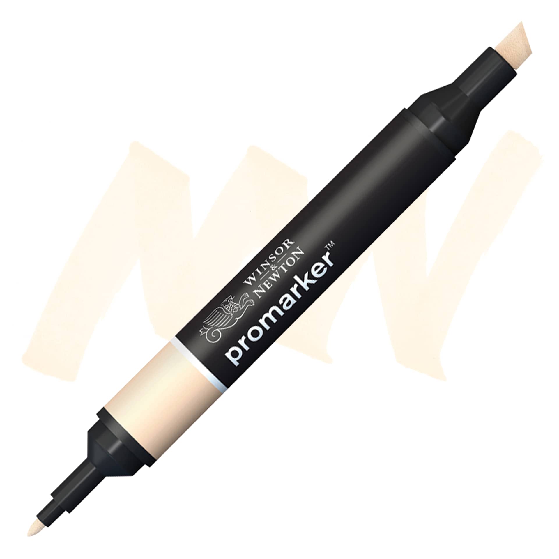 Winsor & Newton Promarker - Lemon Chiffon marker and swatch