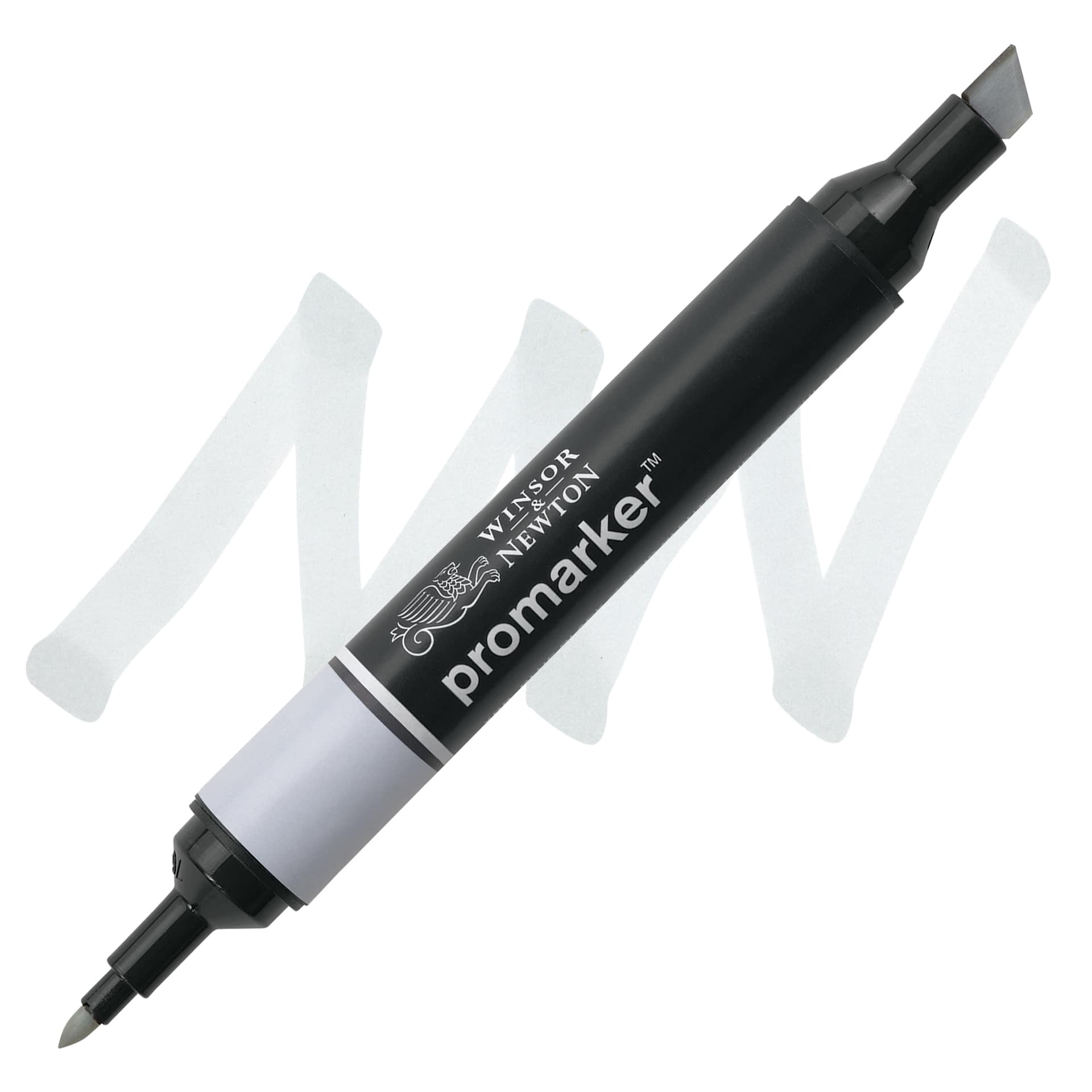 Winsor & Newton Promarker - Ice Grey 0, marker with swatch
