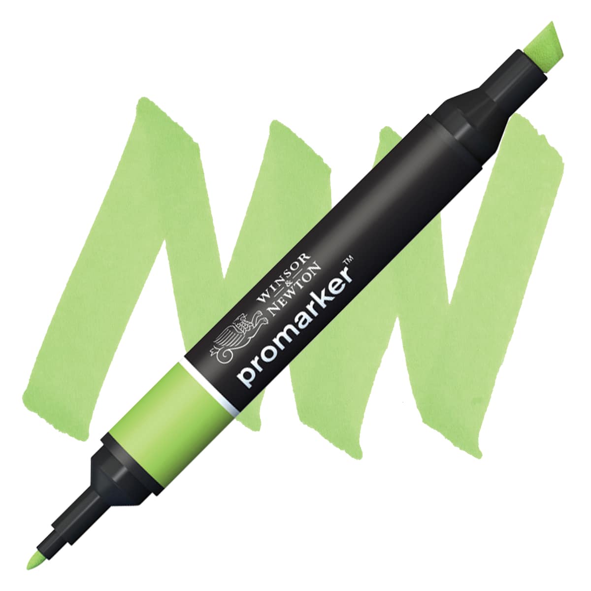 Winsor & Newton Promarker - Leaf Green marker and swatch