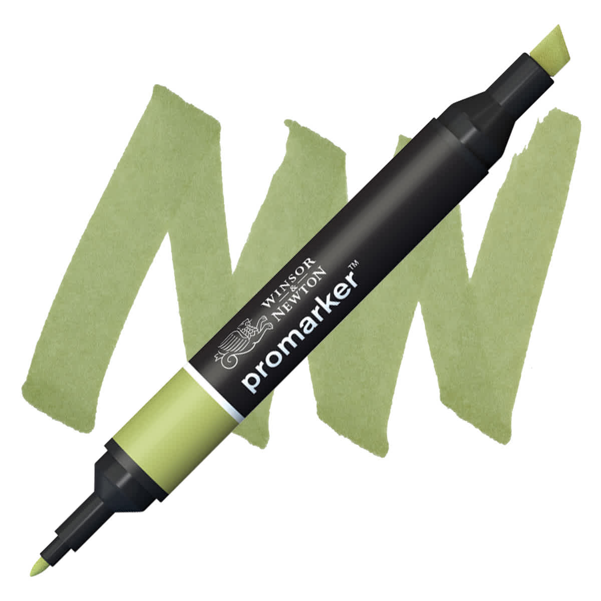 Winsor & Newton Promarker - Marsh Green marker and swatch