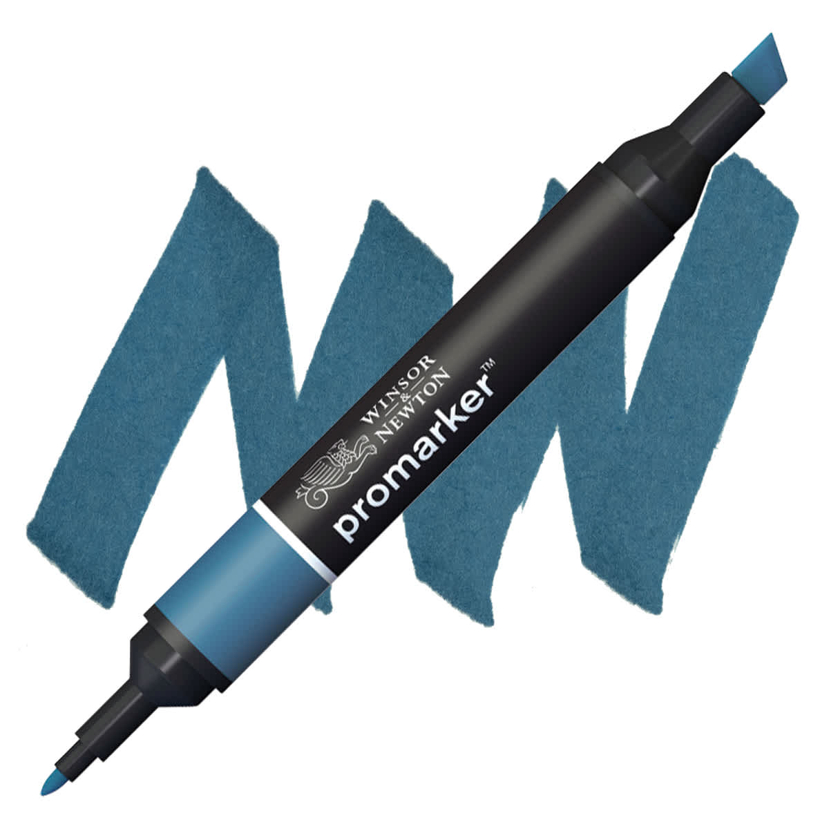 Winsor & Newton Promarker - Petrol Blue marker and swatch