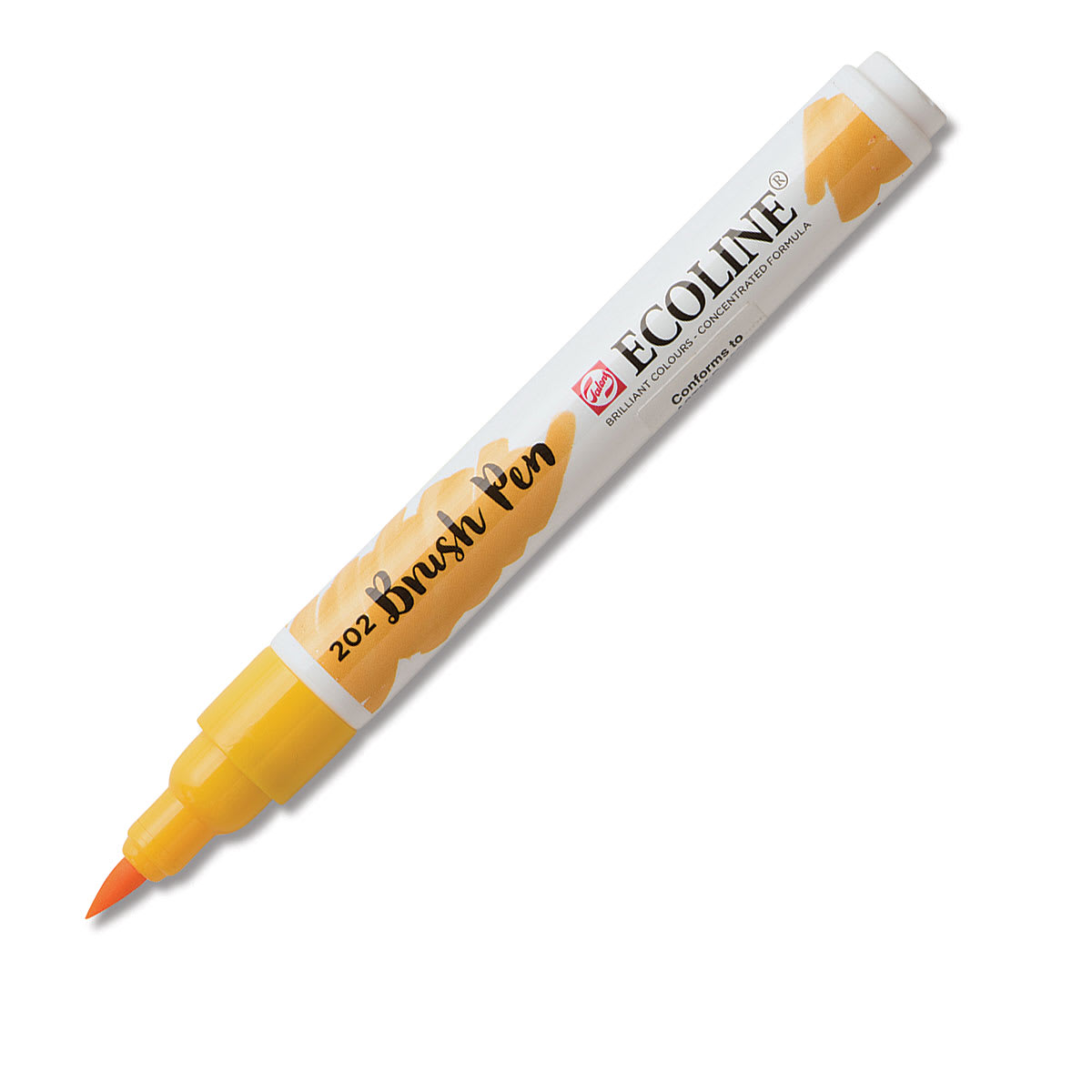 Royal Talens Ecoline Brush Marker - Deep Yellow