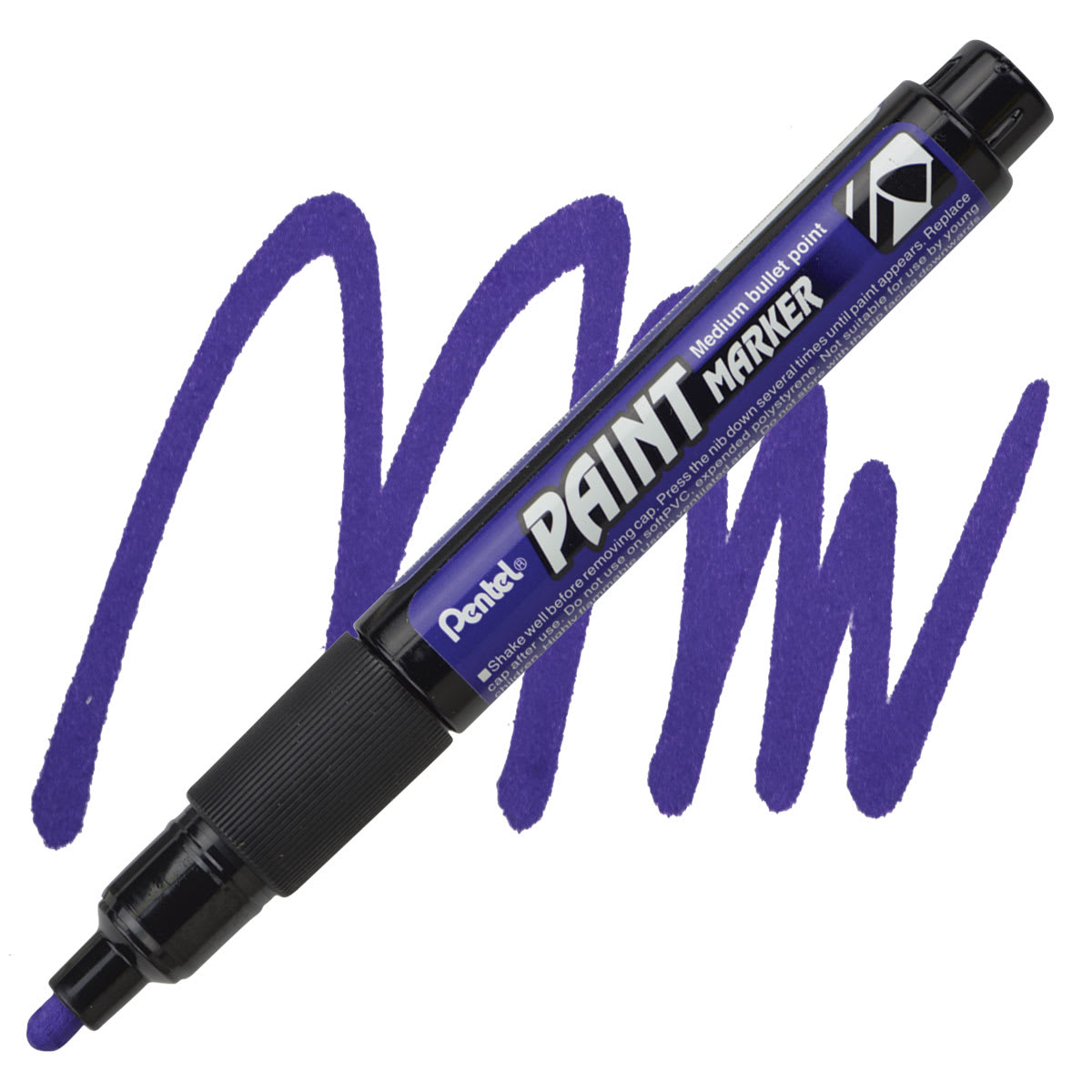 Pentel Paint Marker - Violet marker and swatch