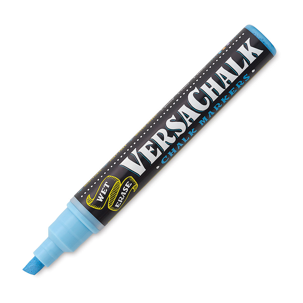 VersaChalk Wet Erase Liquid Chalk Markers - Set of 10, Classic Colors, Bold Tip (single capless marker) 