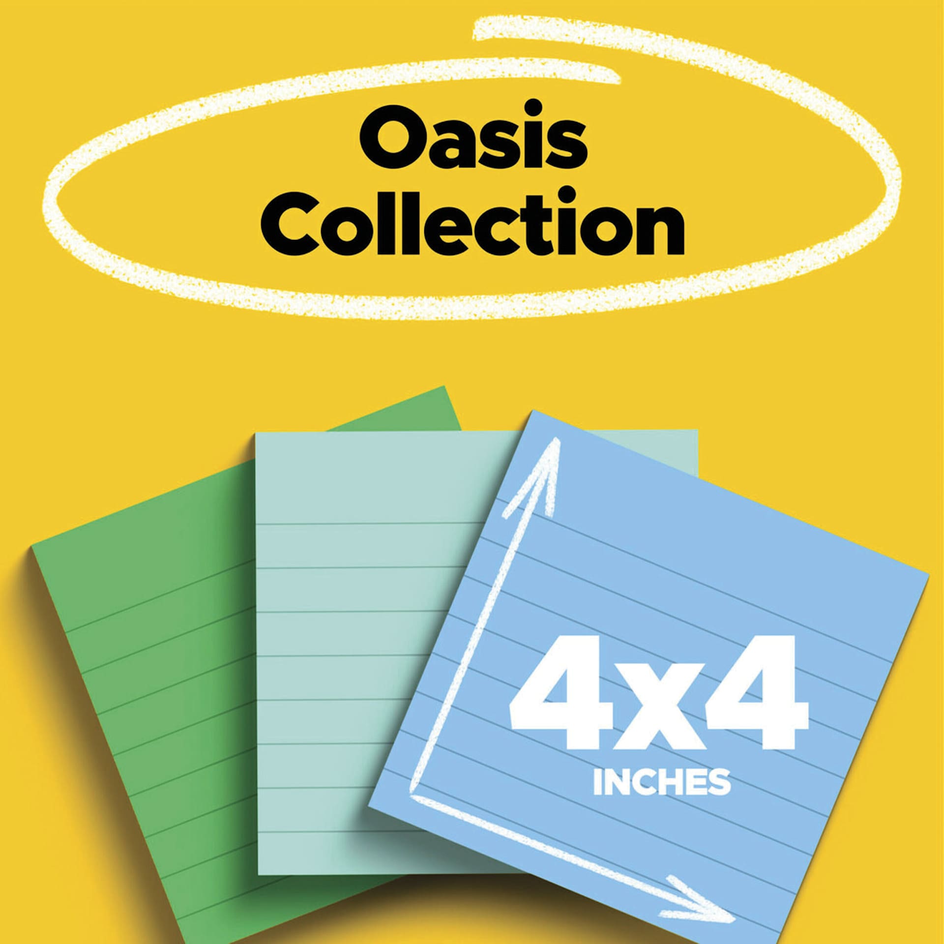 Oasis Collection, 4" x 4"