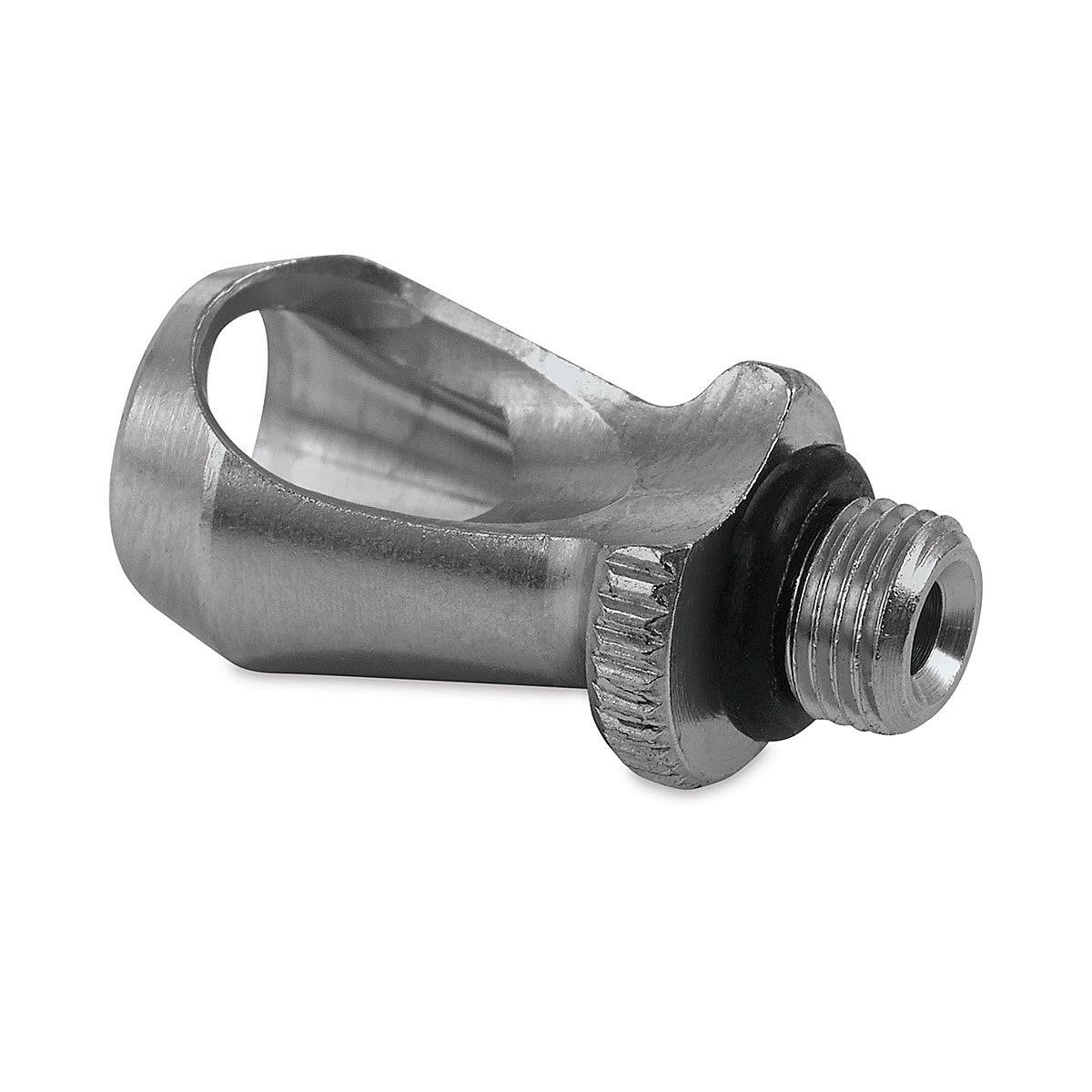 Paasche Model H Spare Parts - Closeup of Airbrush Cap showing attachment end
