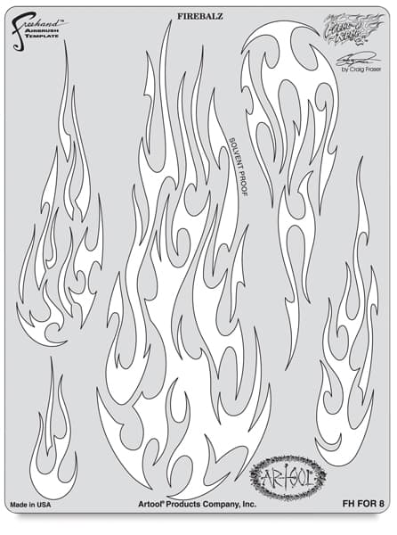 Flame-O-Rama 2 Fire Balz Template