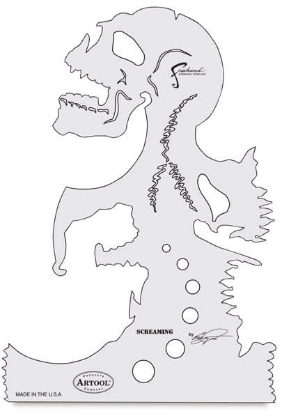 Skull Master The Screaming Template
