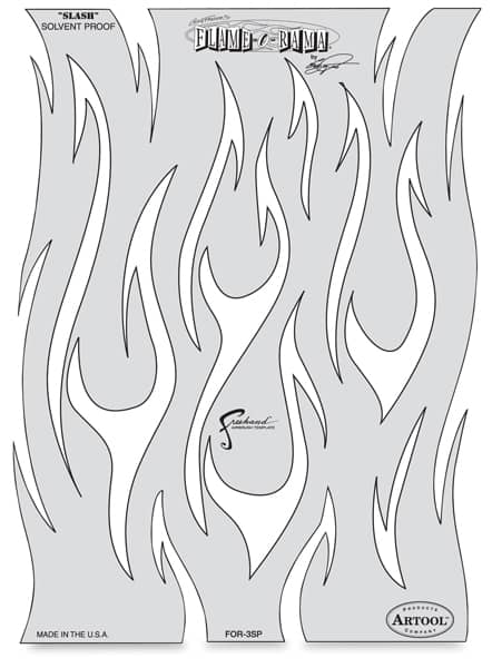 Flame-O-Rama Slash Template