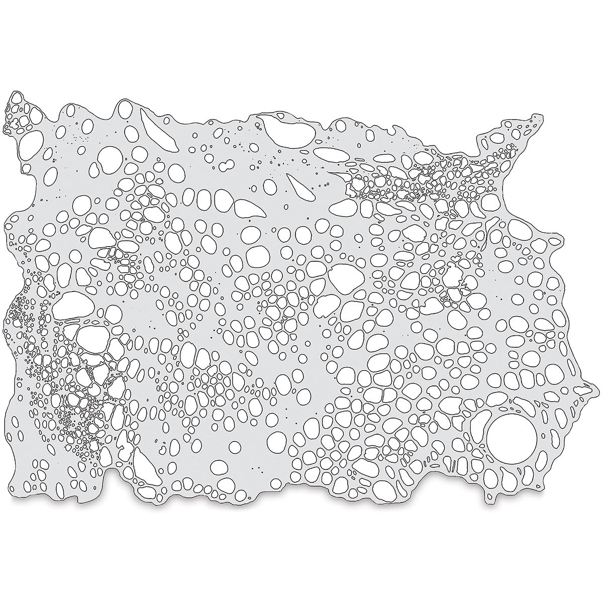 Artool Bubble FX Freehand Templates - Template 4 in 4 pc Set