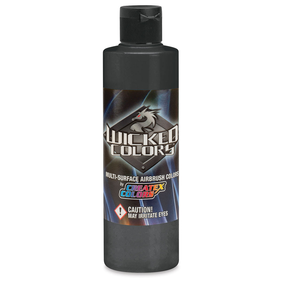 Createx Wicked Colors Airbrush Color - 8 oz, Opaque Jet Black