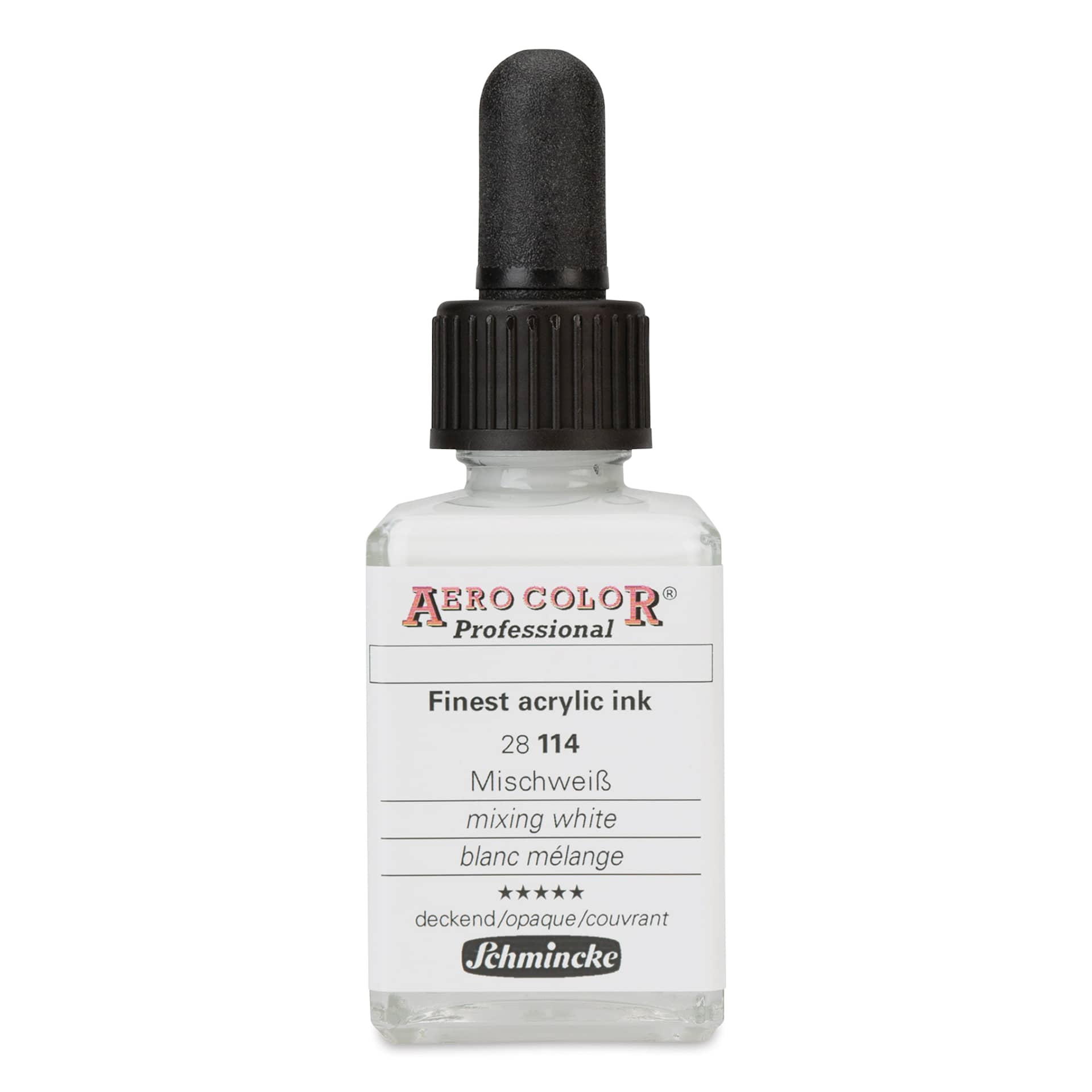 Schmincke Aero Color Professional Airbrush Color - 28 ml, Mixing White