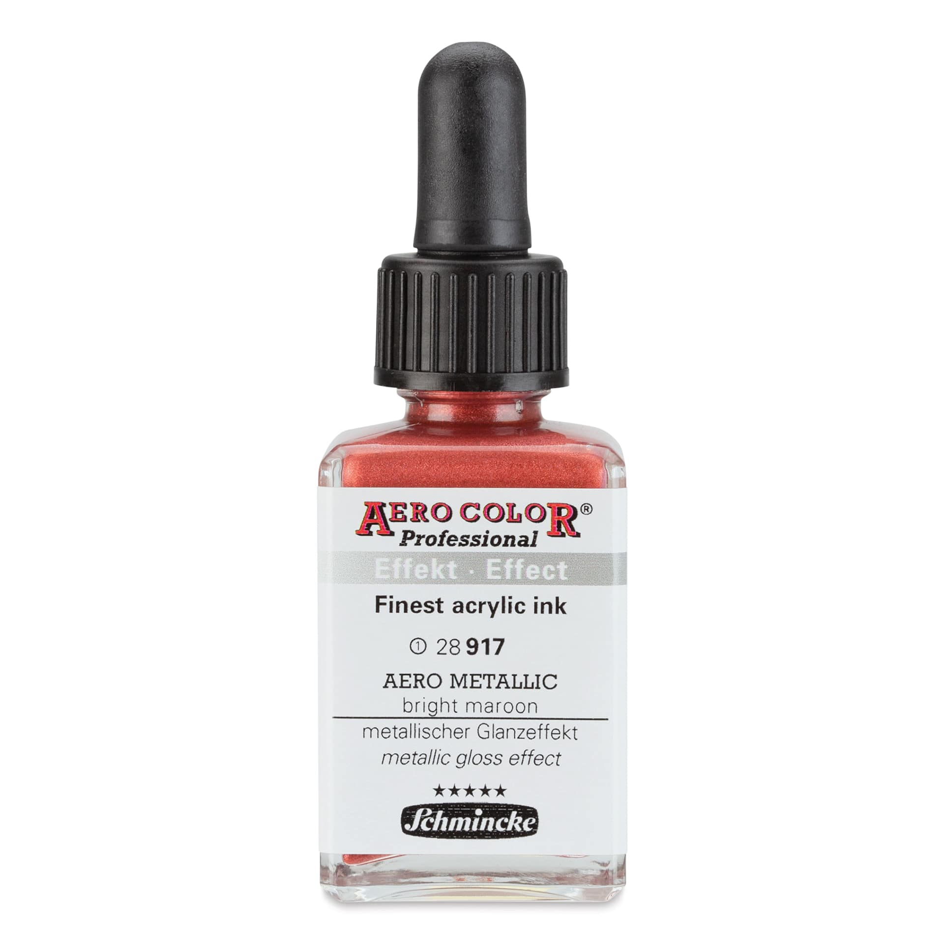 Schmincke Aero Color Professional Airbrush Color - 28 ml, Metallic Bright Maroon