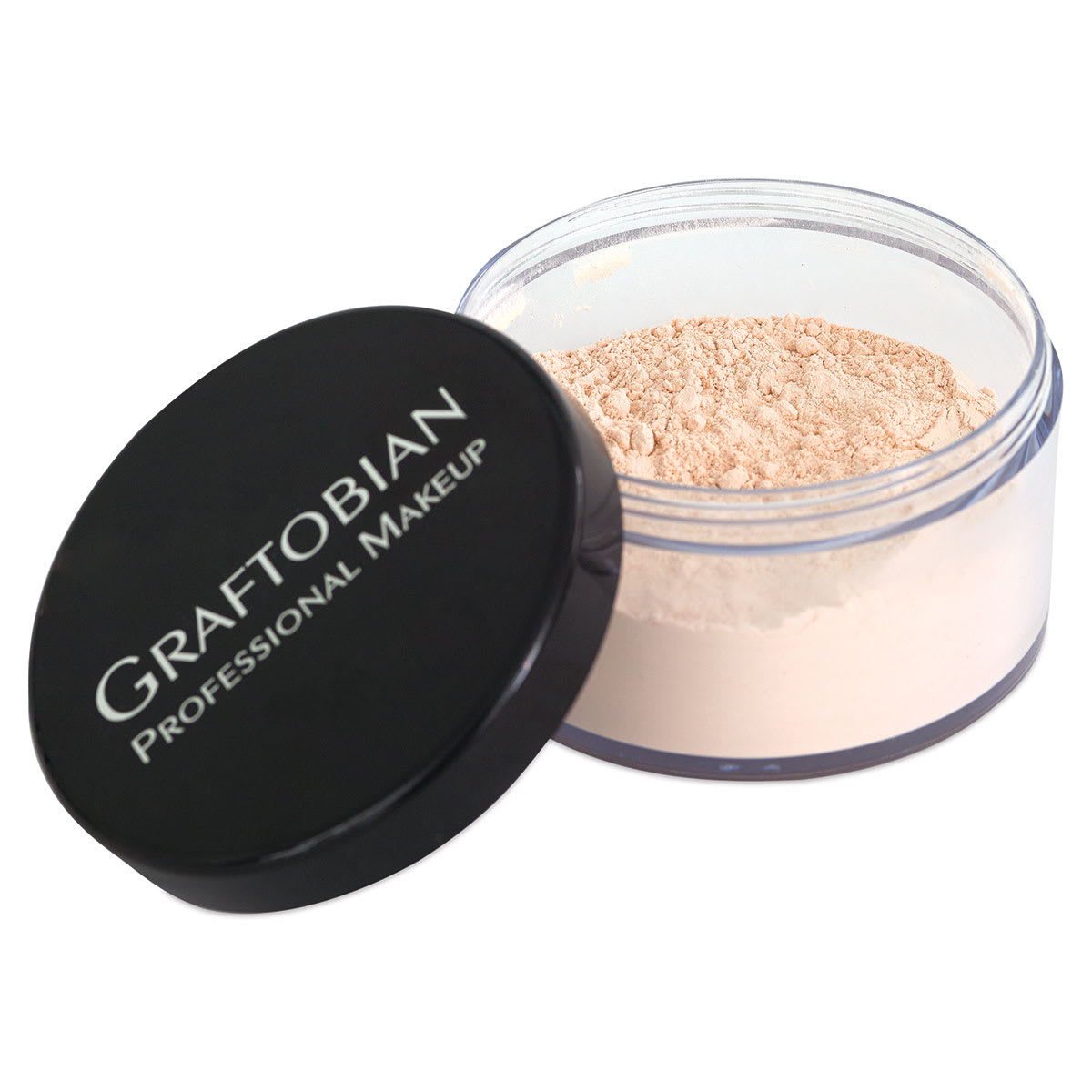 HD LuxeCashmere Setting Powders - Open jar of French Silk Color