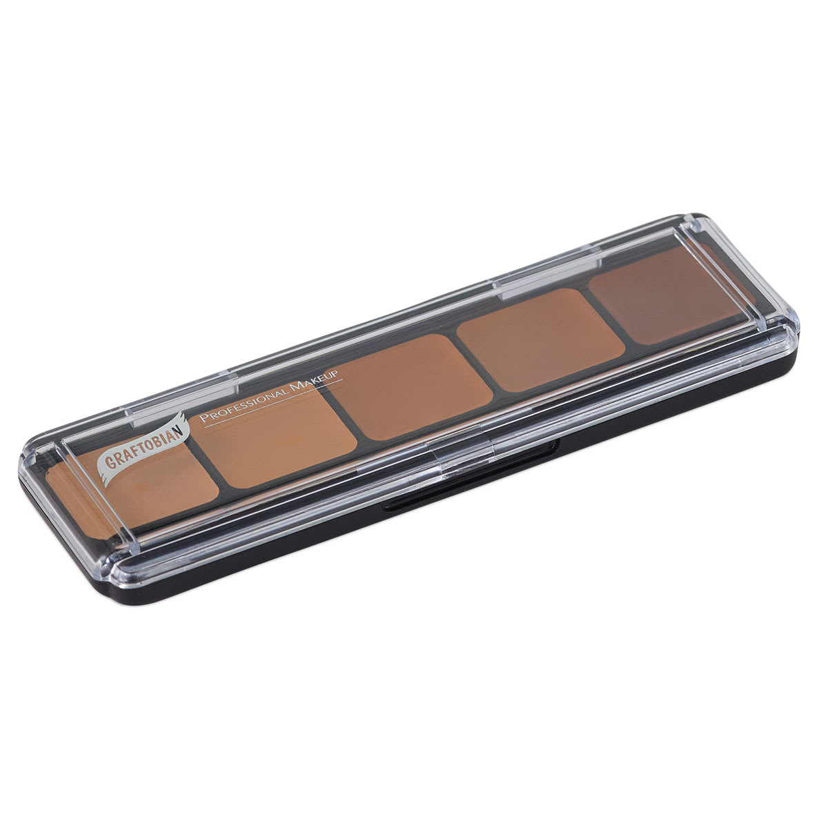 Graftobian HD Glamour Creme Palettes - Angled view of Warm Palette Number 3