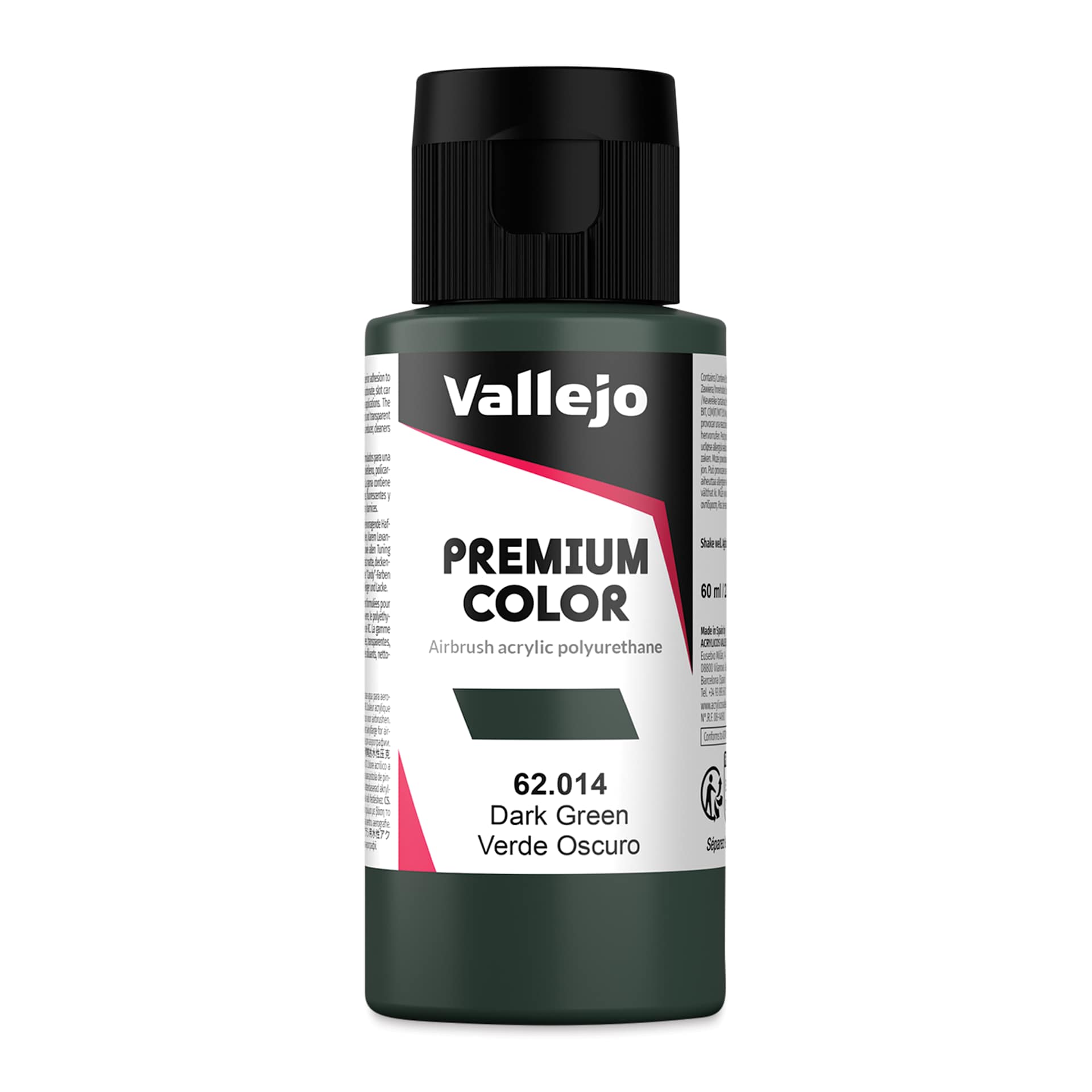 Vallejo Premium Airbrush Colors - 60 ml, Dark Green