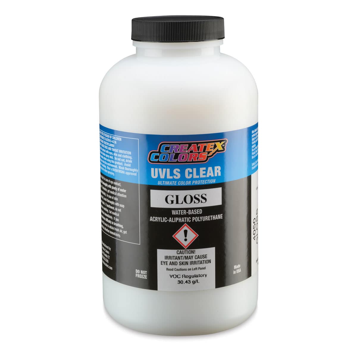 Createx Airbrush Clears - UVLS Top Coat, Gloss, 32 oz, Bottle