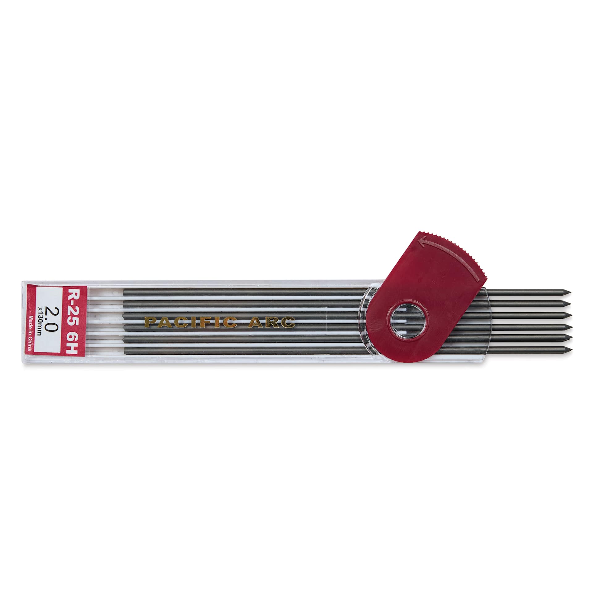 Pacific Arc Lead Refills - 6H, Pkg of 12, lead out of the packaging