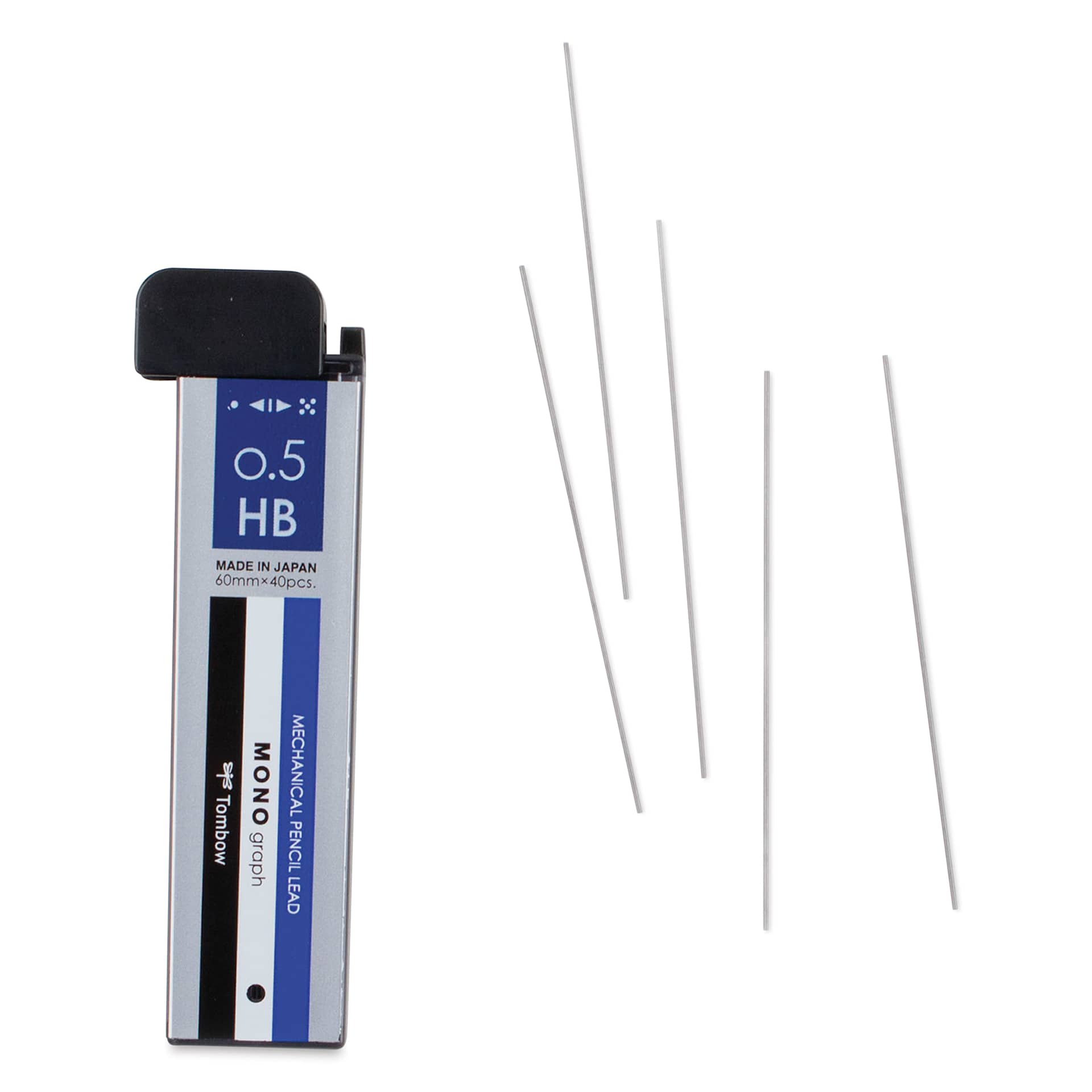 Tombow Mono Graph Lead Refills - HB, led pieces out of packaging