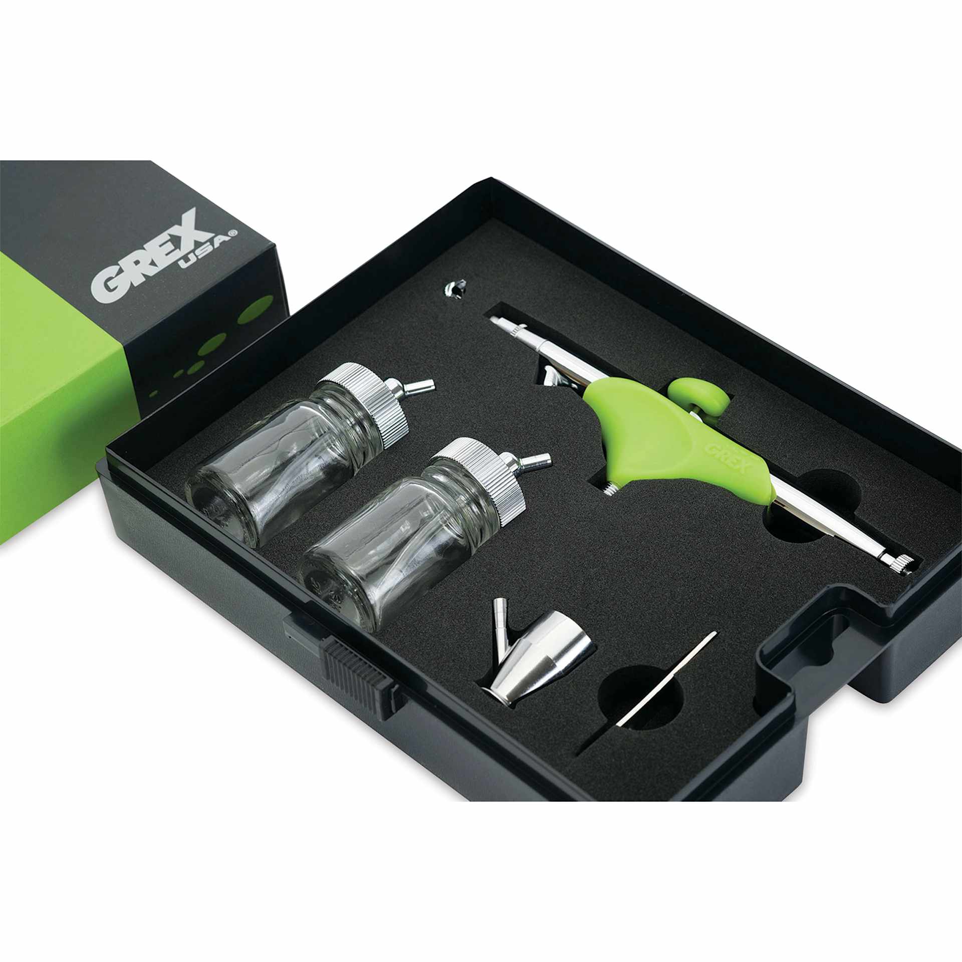 Grex Genesis Ergonomic Airbrush- 0.3 mm Tip, Bottom Feed (In package)