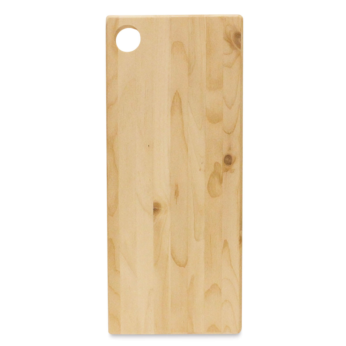 Pine Serving Boards - Front view of unfinished Rectangular Board