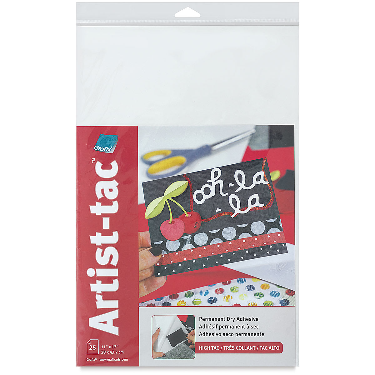 Grafix Artist Tac - 11" x 17", Pkg of 25 Sheets
