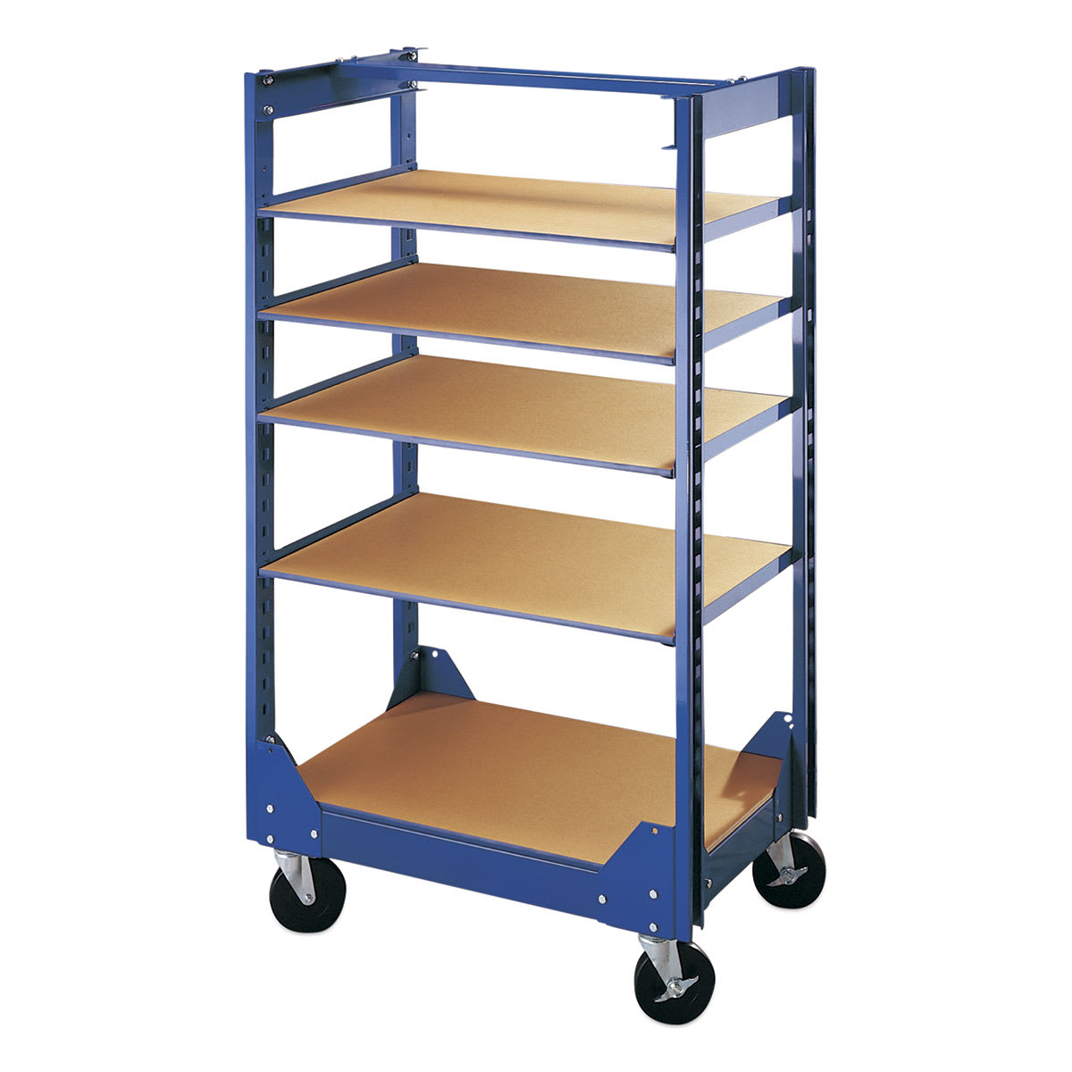 North Star Shelf Truck - Angled view of Shelf Truck shown with five shelves (Shelves sold separately)