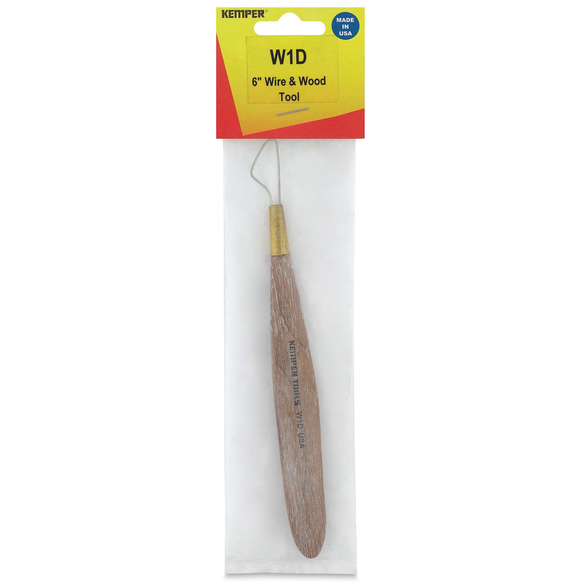 Kemper Wire and Wood Tool - W1D, 6" front of packaging