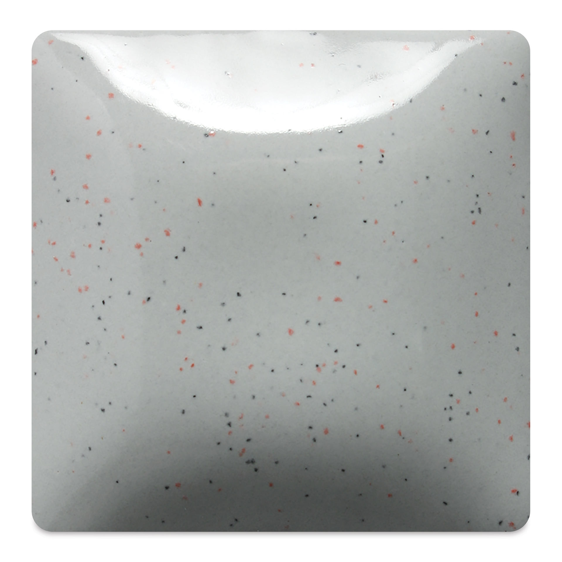 Mayco Speckled Stroke & Coat Glaze - Speckled Silver Lining, fired at cone 06 oxidation