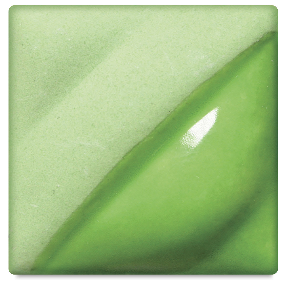 Amaco Lead-Free Velvet Underglaze - Light Green, 2 oz