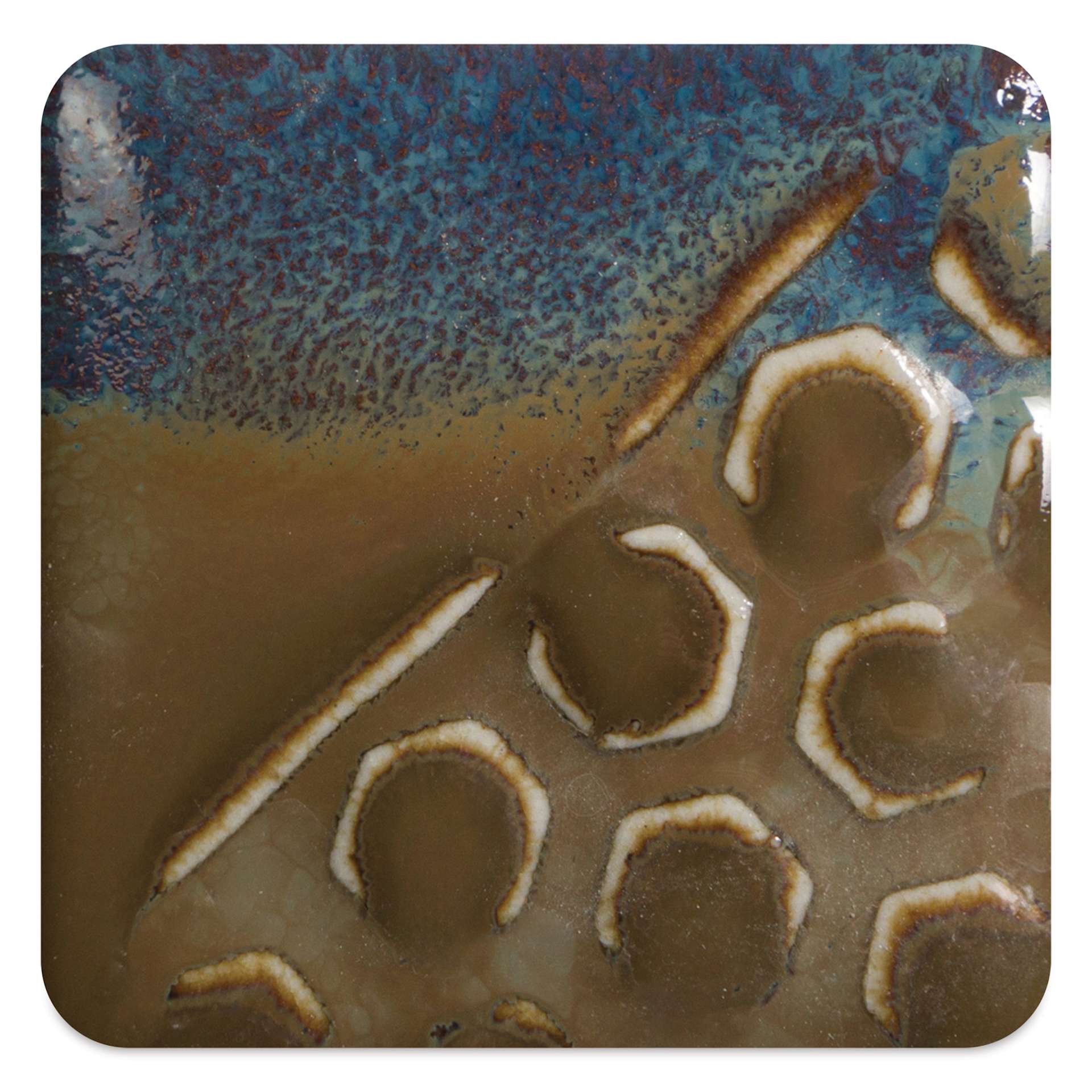Mayco Cascade Glaze - White fired to cone 6 oxidation