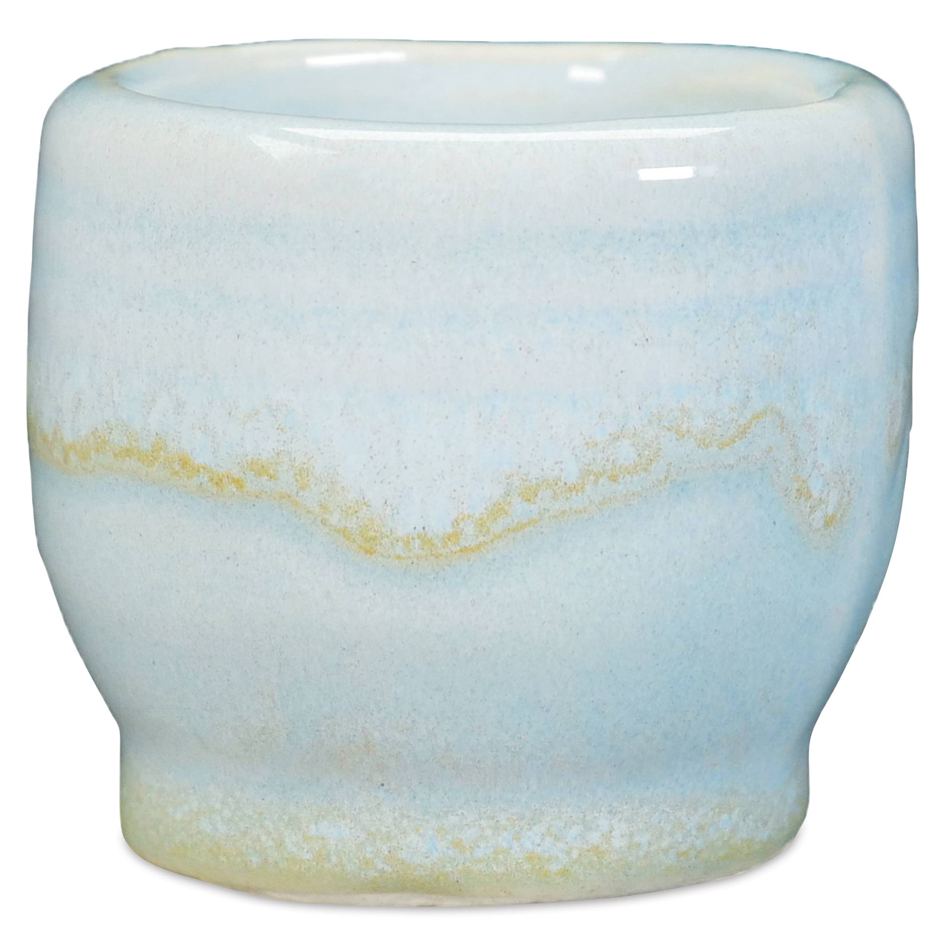 Amaco Potter's Choice Flux Glaze - Pint, Cirrus Flow finished bowl example