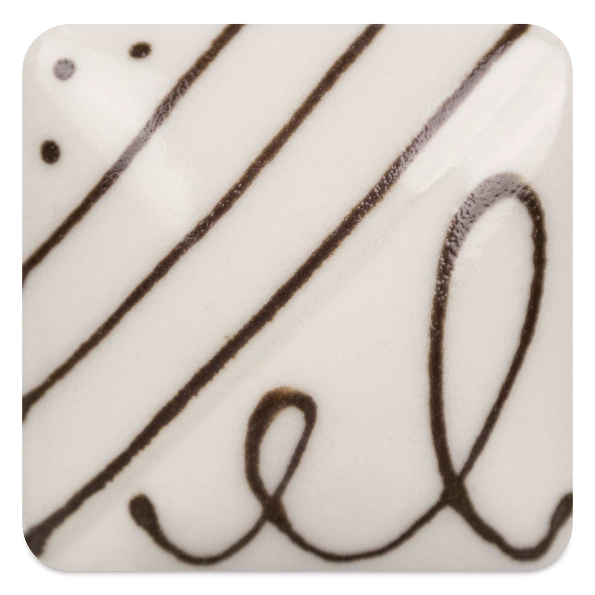 Mayco Designer Liners - Brown fired to cone 10 reduction