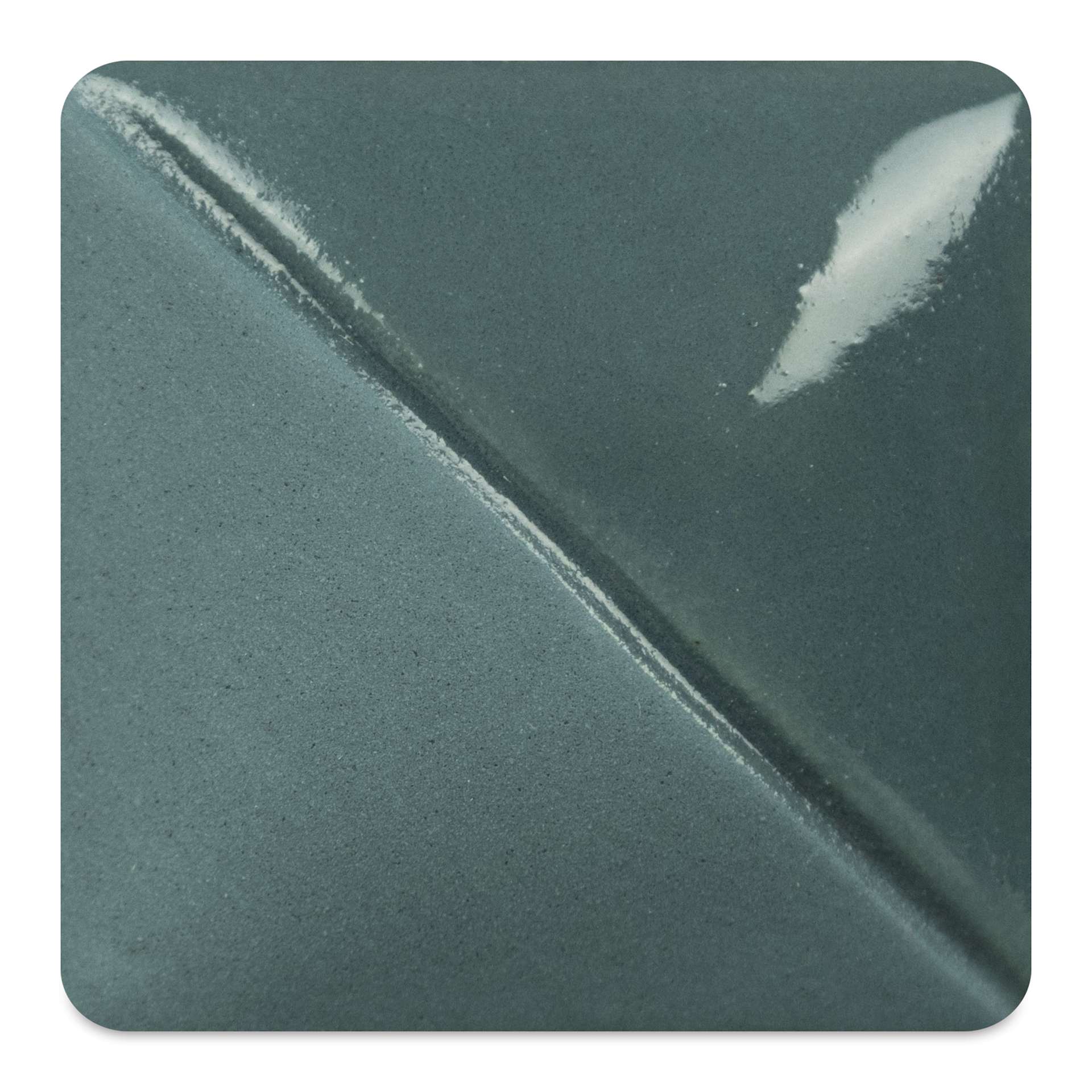 Mayco Fundamentals Underglaze - True Teal - fired at cone 6 oxidation