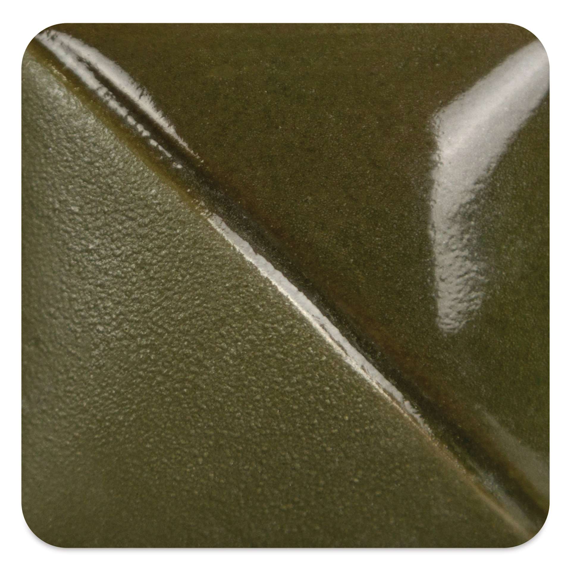 Mayco Fundamentals Underglaze - Olive - fired at cone 10 reduction