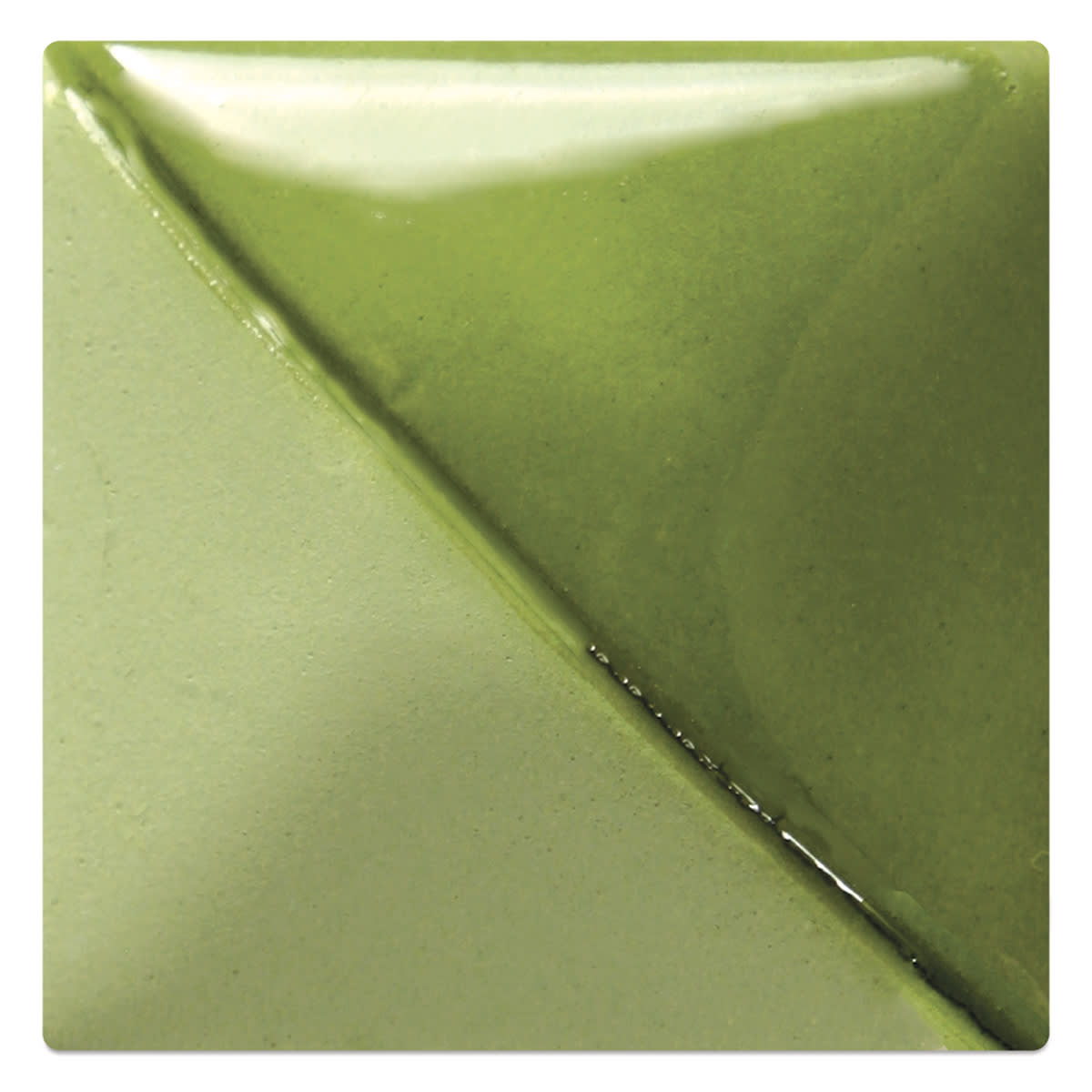 Mayco Fundamentals Underglaze - Spring Green - fired at cone 06 oxidation