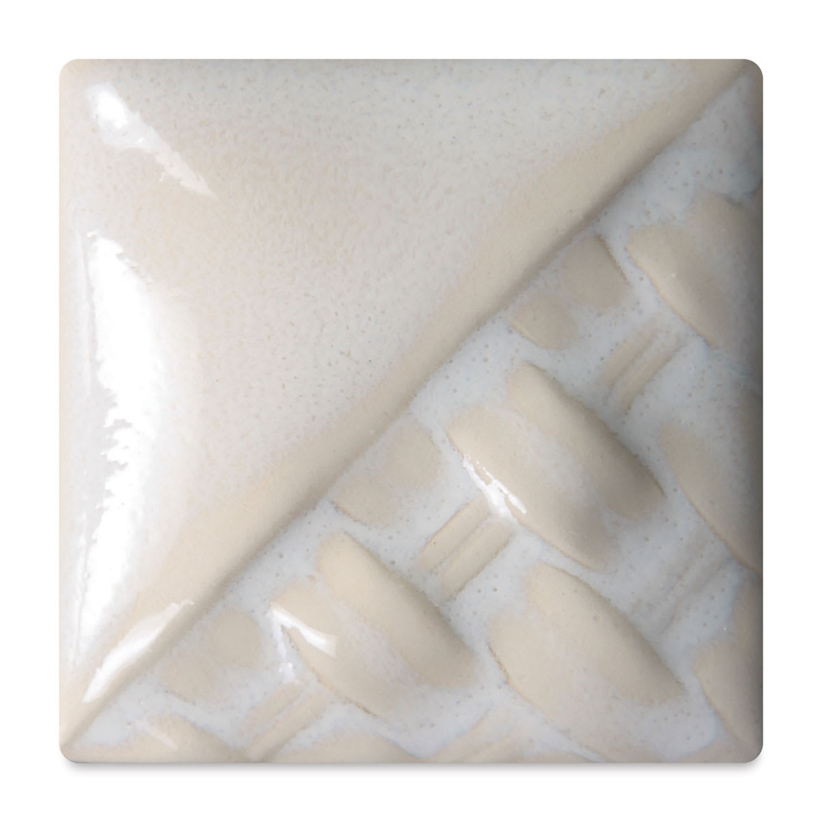 Mayco Stoneware Classic Glaze - White Opal, fired at cone 6 oxidation
