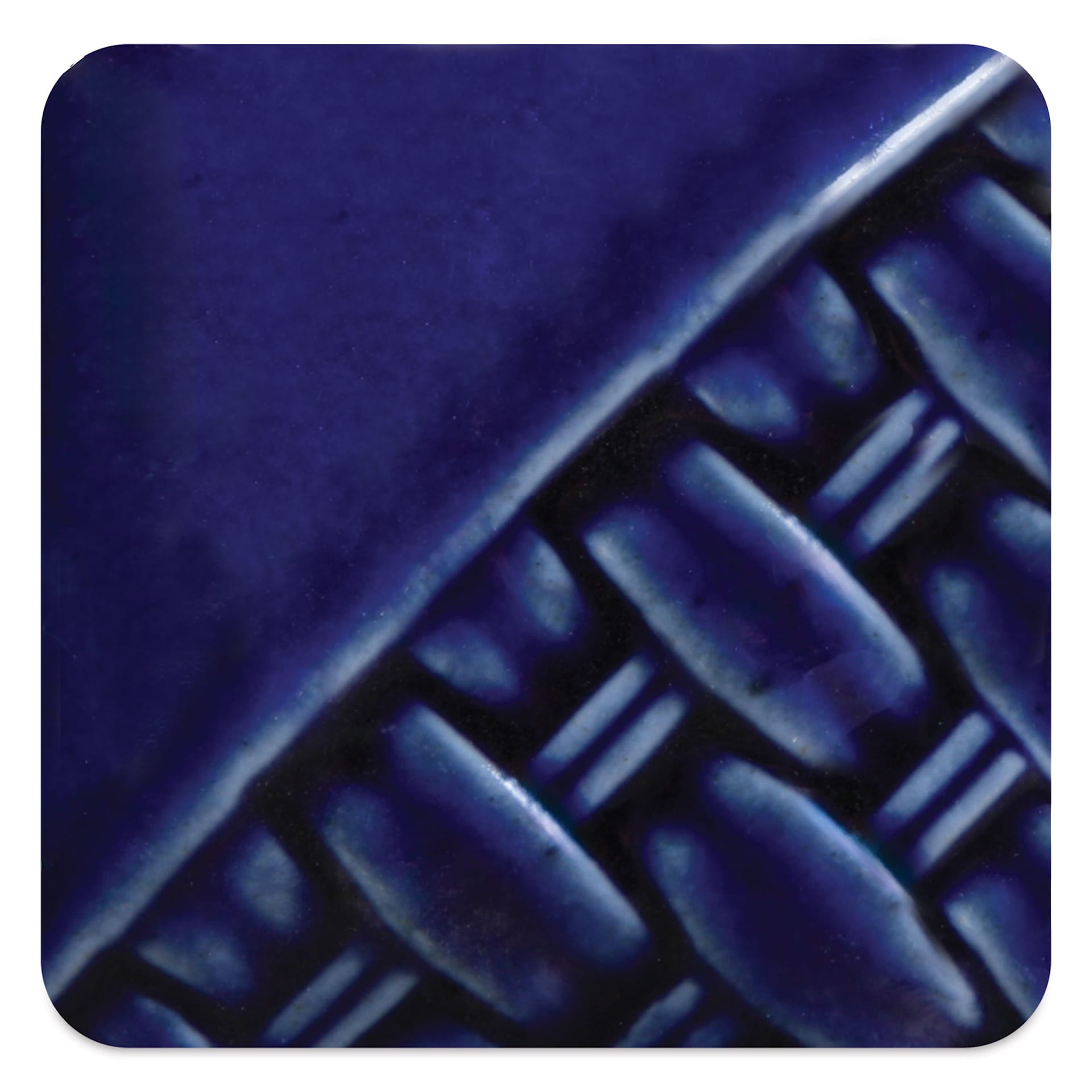Mayco Stoneware Classic Glaze - Sapphire, fired at cone 10 reduction