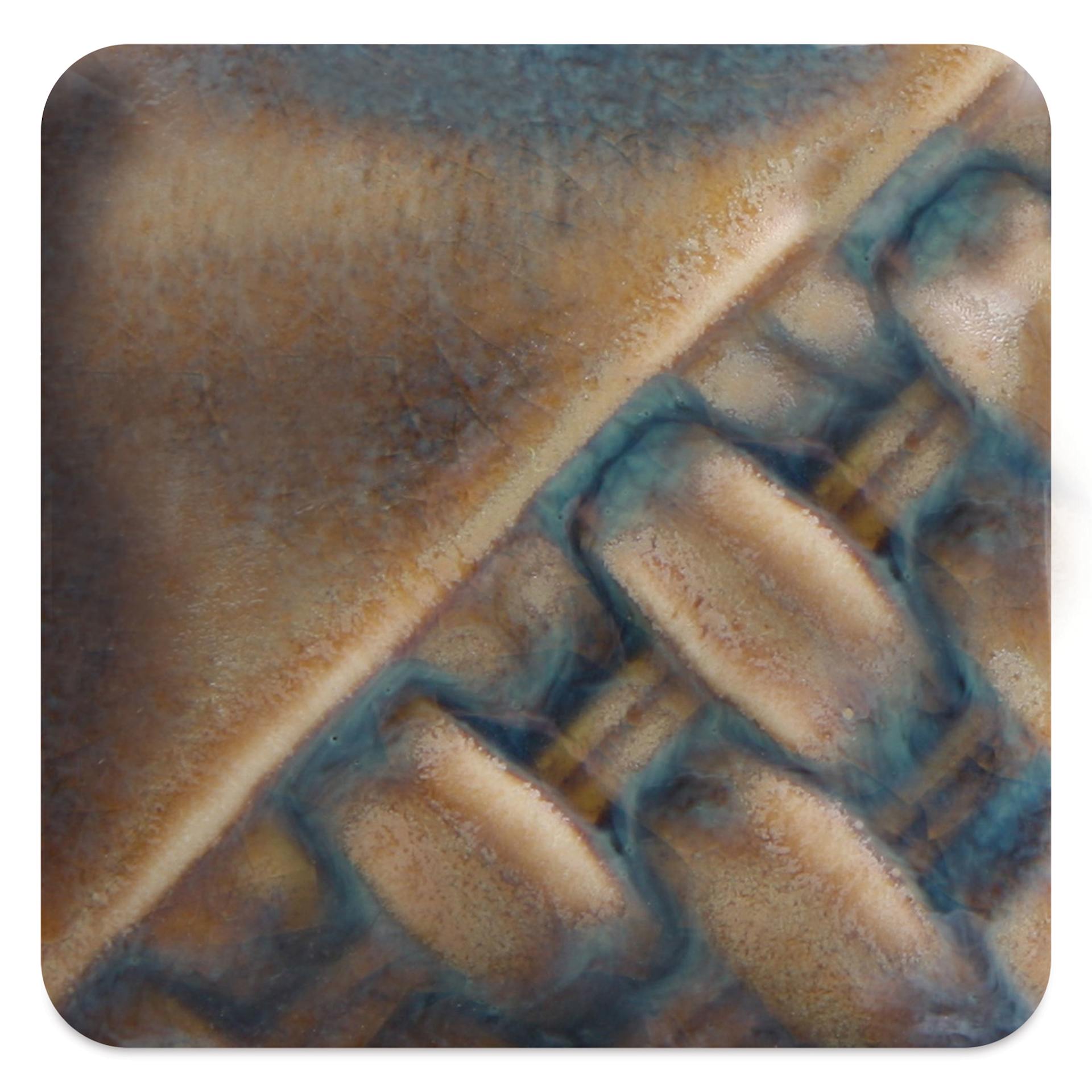 Mayco Stoneware Classic Glaze - Green Tea, fired at cone 10 reduction