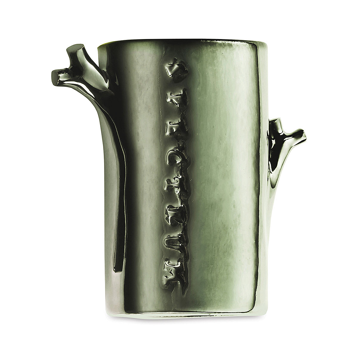 Spectrum Low Fire Metallic Glazes - Finished art in Green Mirror Gloss finish