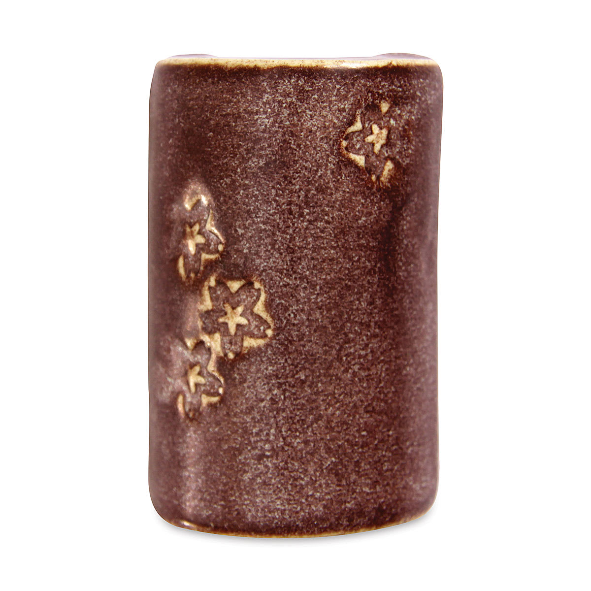 Spectrum Shino Glazes - Vase finished with Aubergine glaze