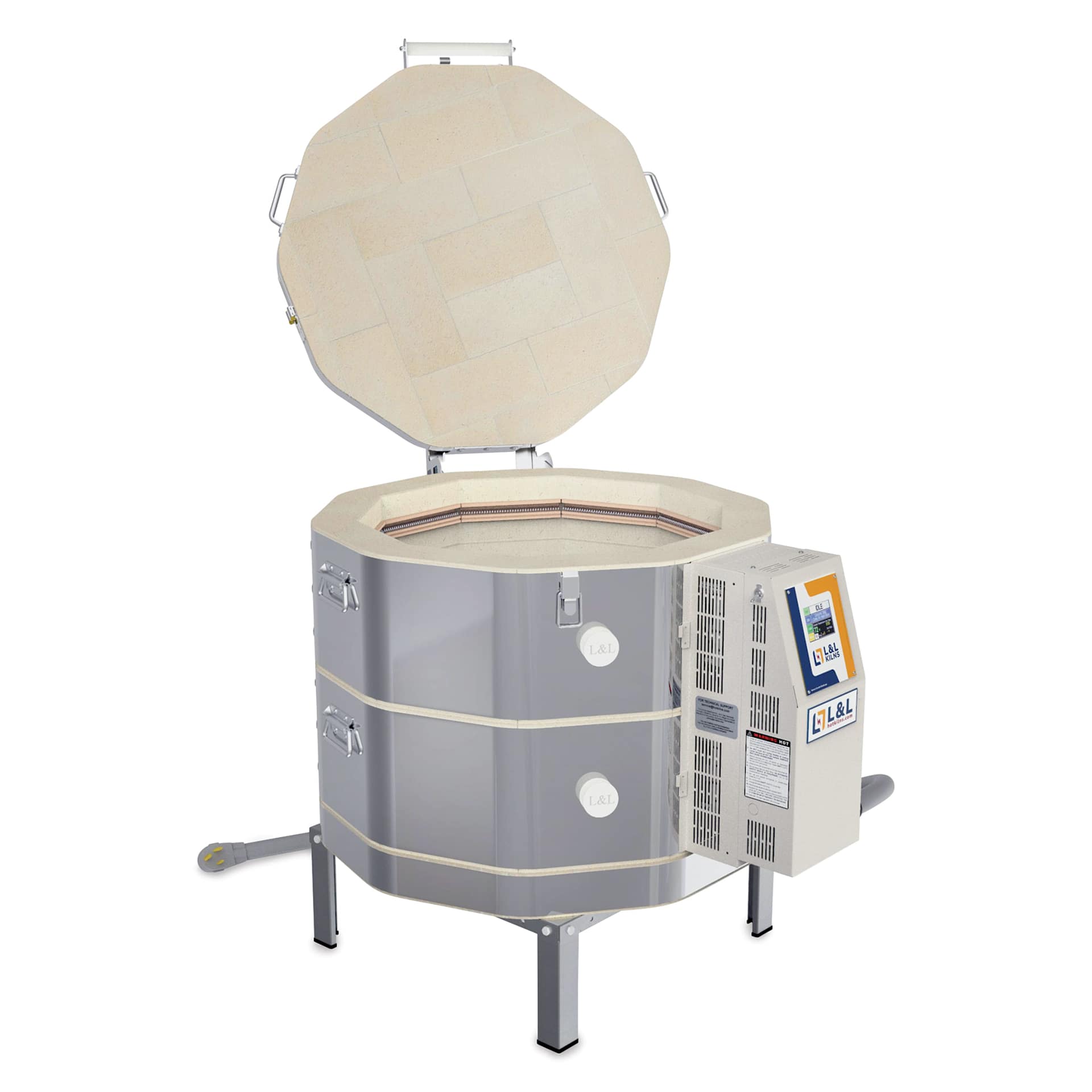 L&L Easy Fire Kiln - E23S-3, W9460, 240V, P3, 34.1 Amp open