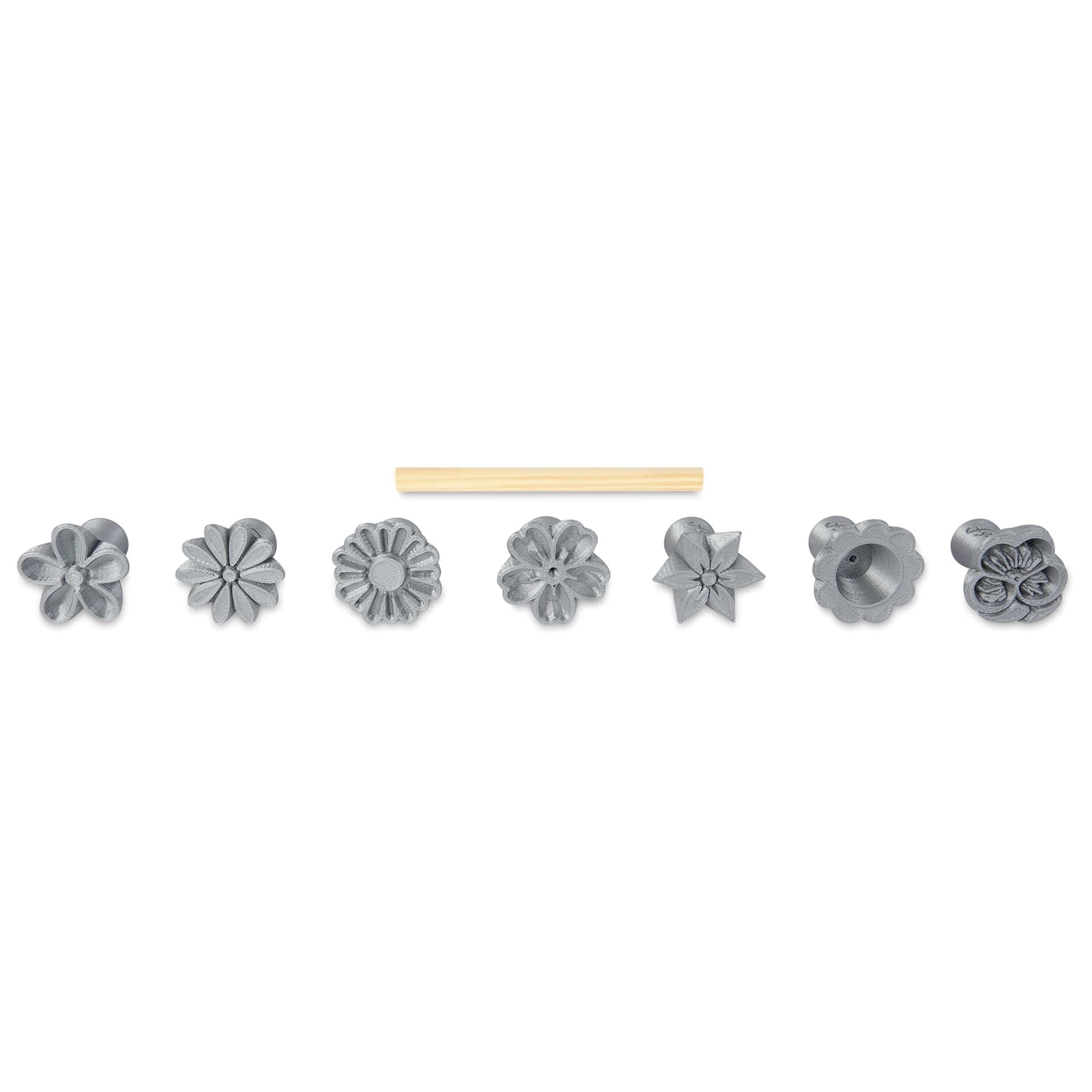 Spectrum Stamps - Flowers, Set of 7, 1-1/5"