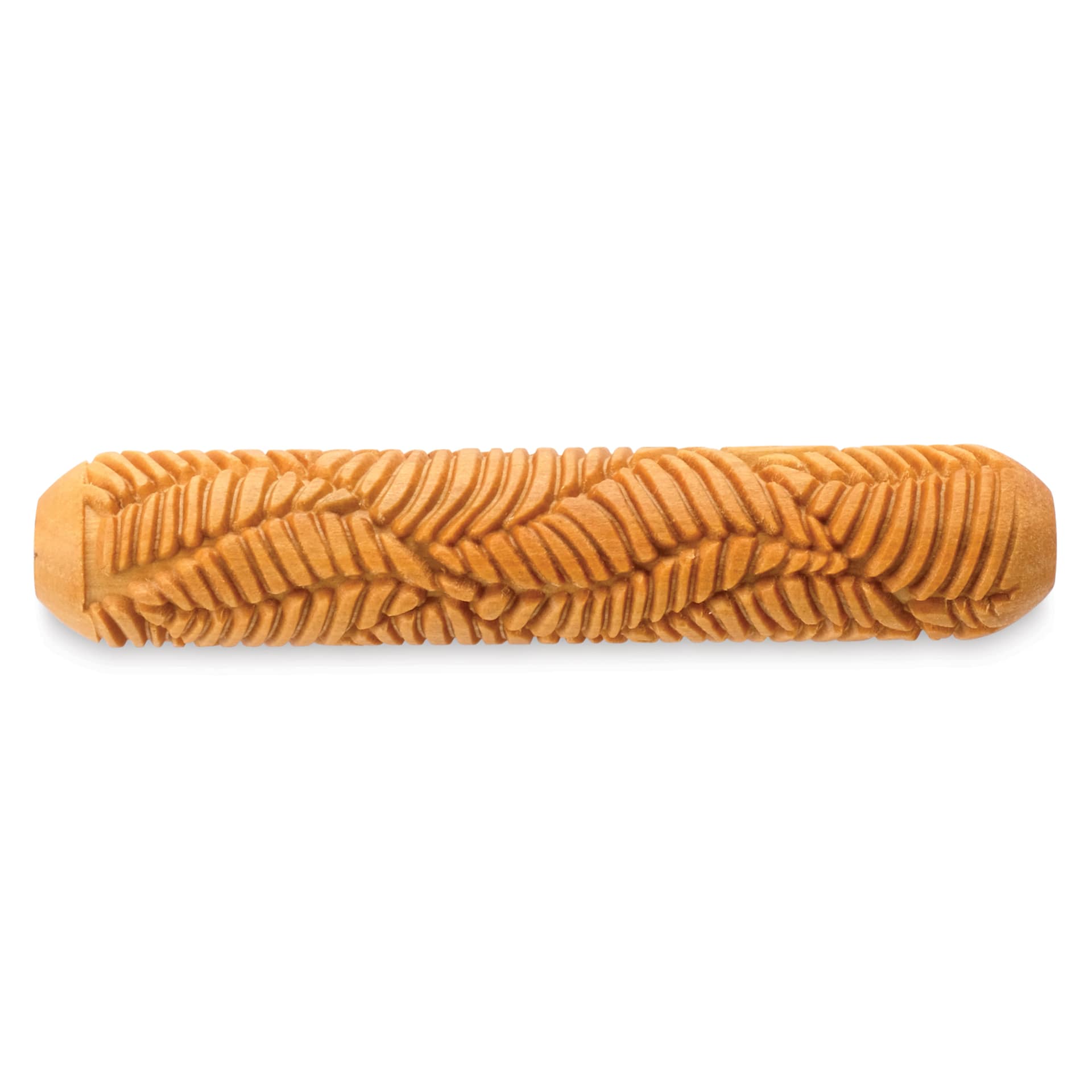 MKM Pottery Tools Big Hand Roller - Layered Leaves