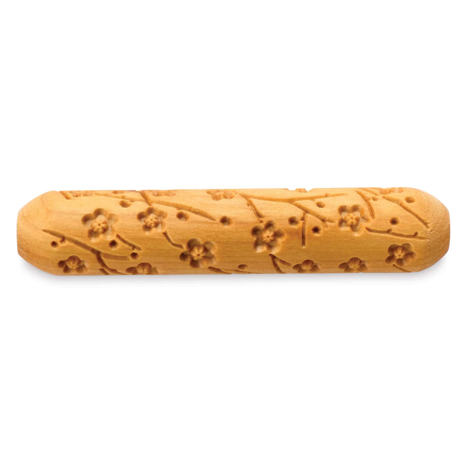 MKM Pottery Tools Big Hand Roller - Plum Blossom